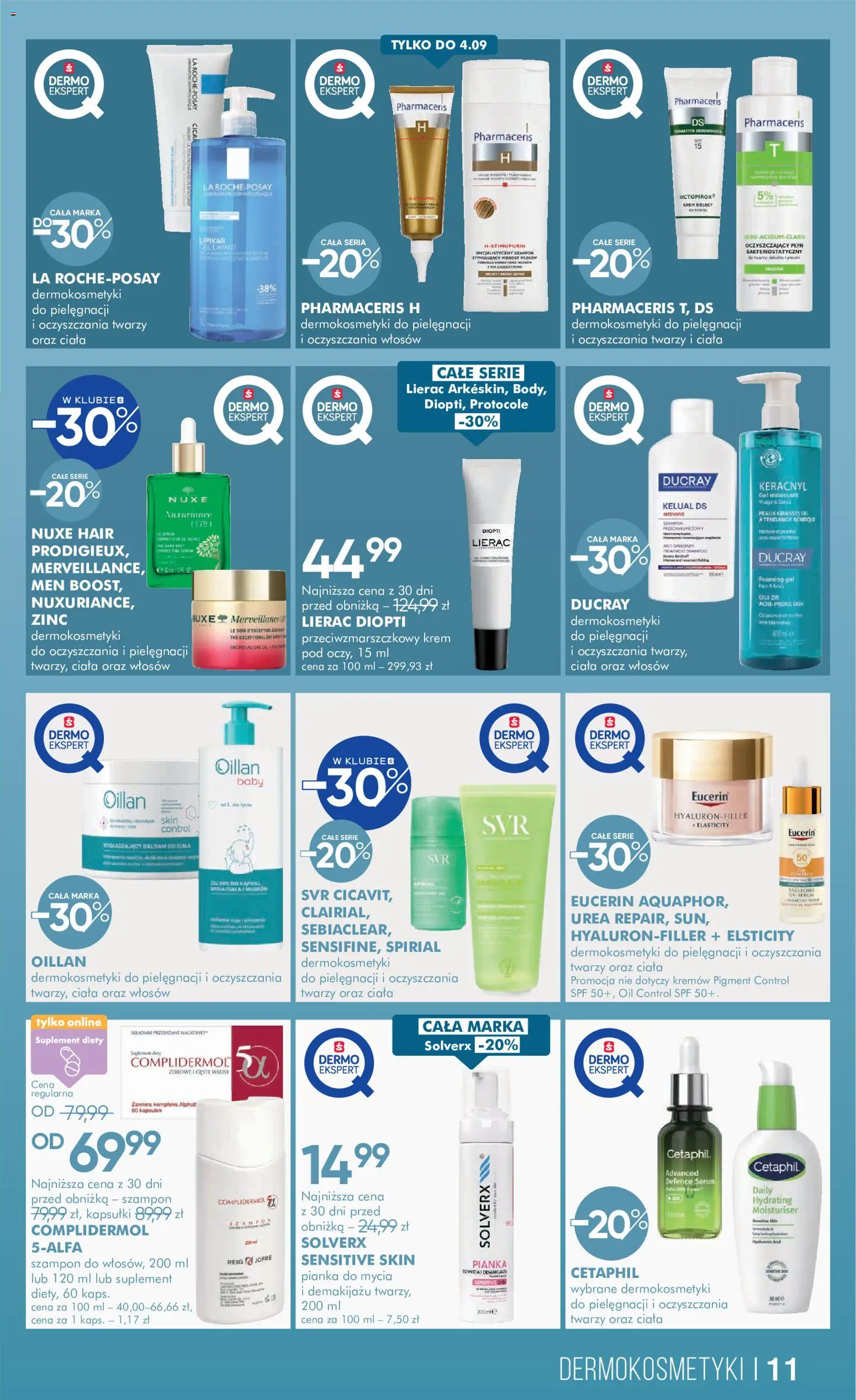 Super-pharm gazetka od 20.08.2026 | Strona: 11 | Produkty: Kapsułki, Balsam do ciała, Szampon, Body