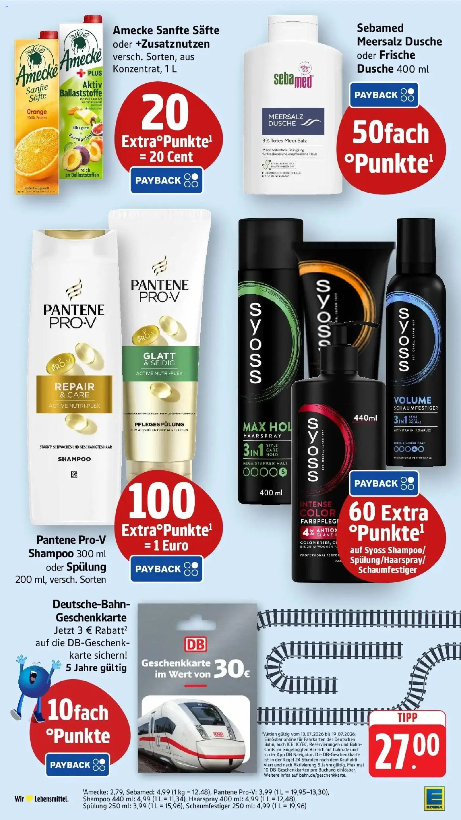 Edeka prospekt Heppenheim – gültig ab 13.07.2026 | Seite: 41 | Produkte: Shampoo, Spülung, Haarspray, Salz