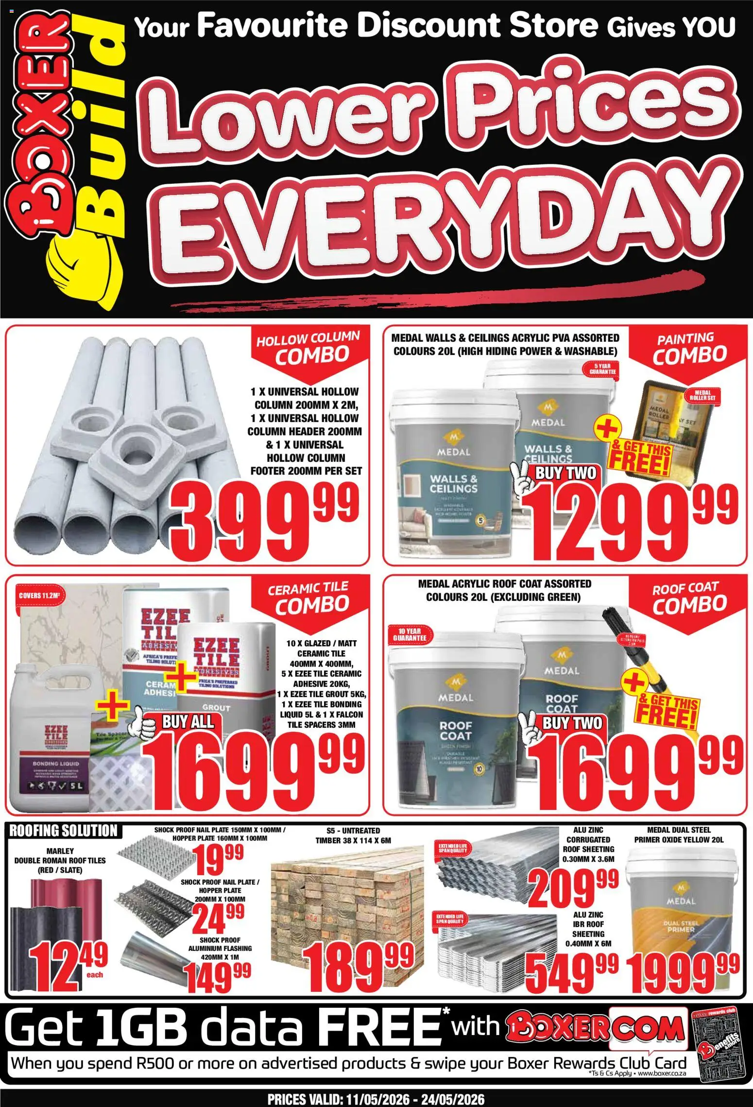 New Boxer catalogue – valid from 11.05.2026 | Page: 1 | Products: Coat, Data, Plate, Paint
