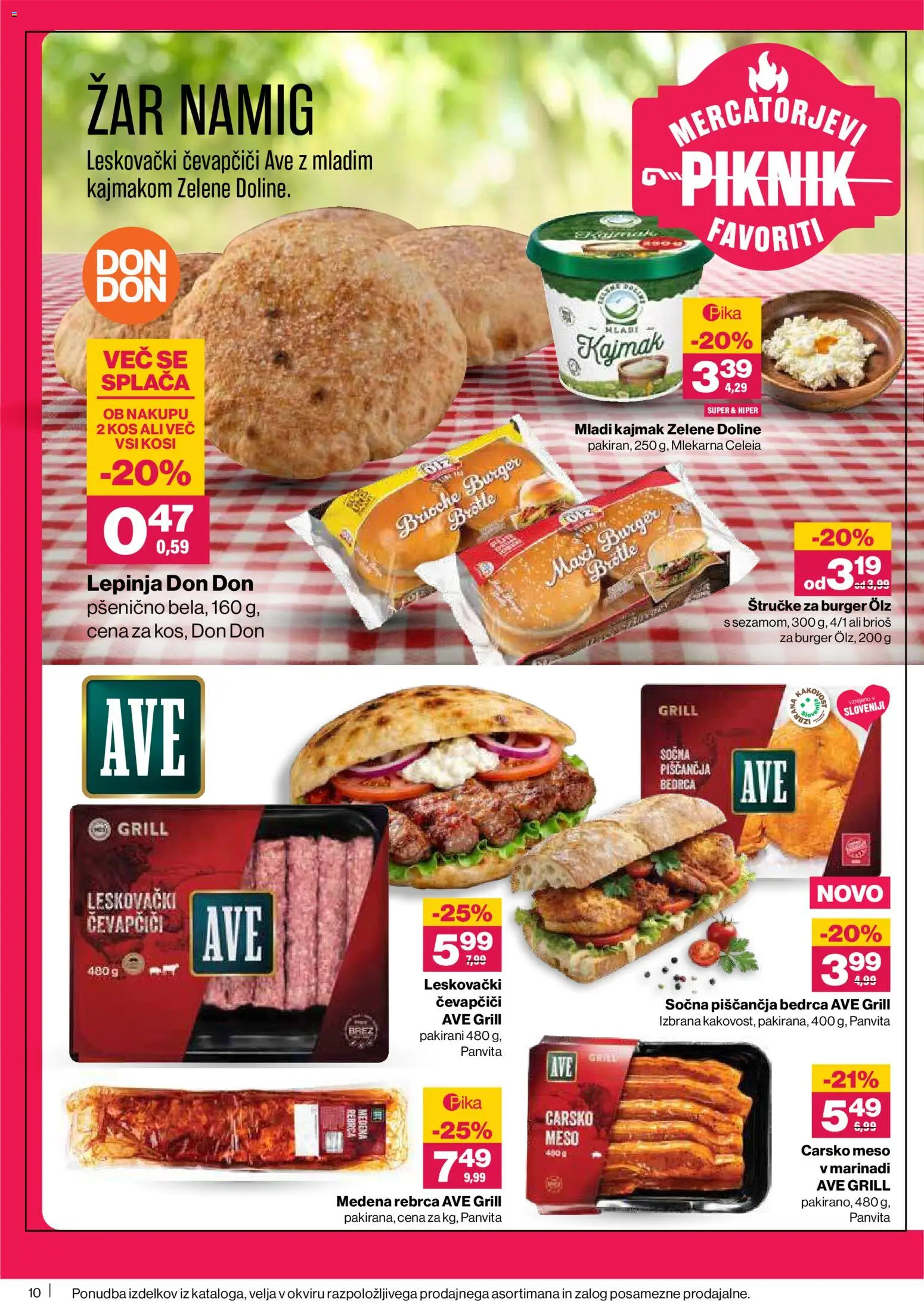 Novi Mercator katalog ponudbe – veljaven od 14.05.2026 | Stran: 10