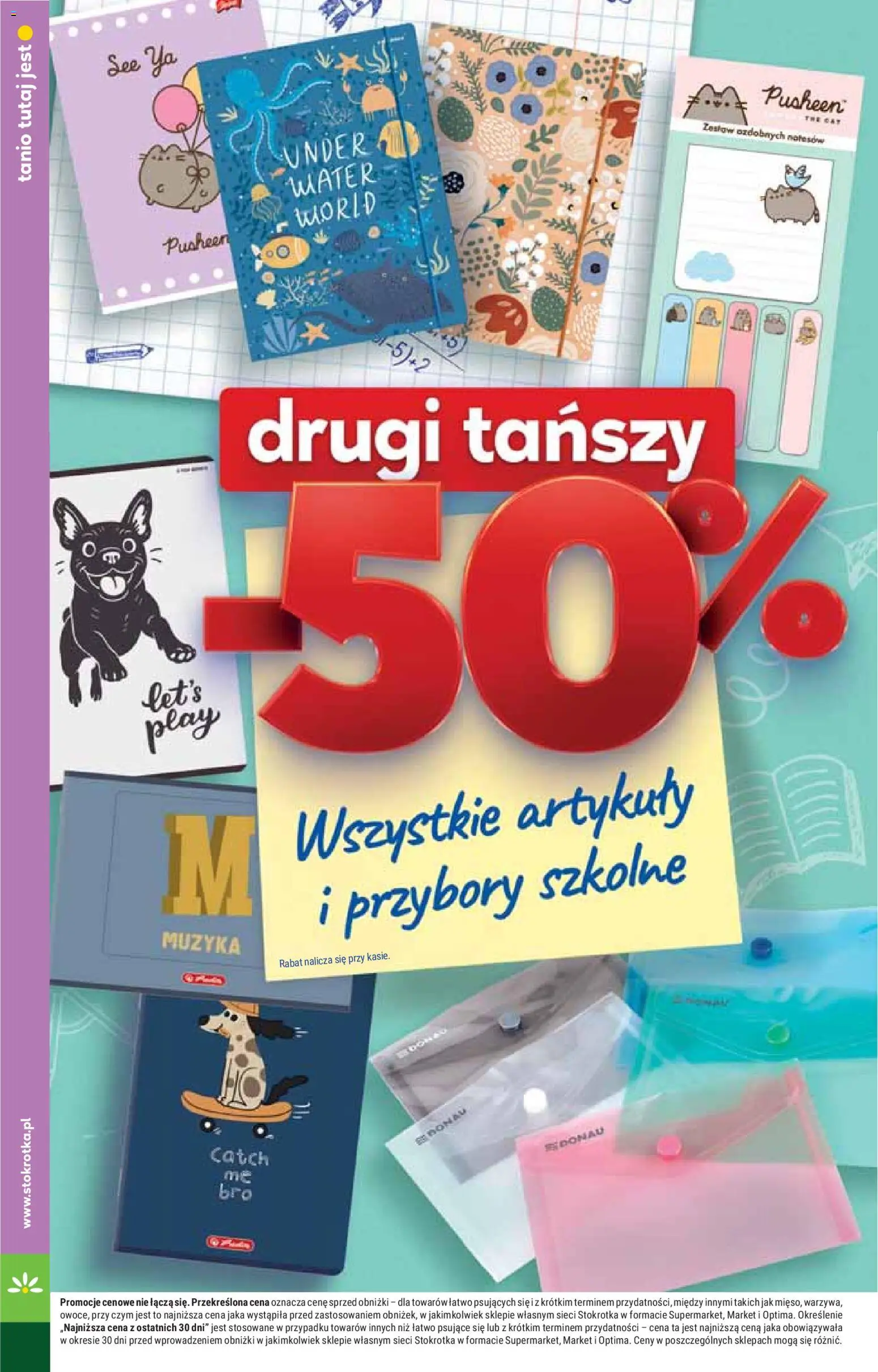 Stokrotka gazetka - Market od 20.08.2026 | Strona: 28 | Produkty: Stokrotka, Przybory szkolne