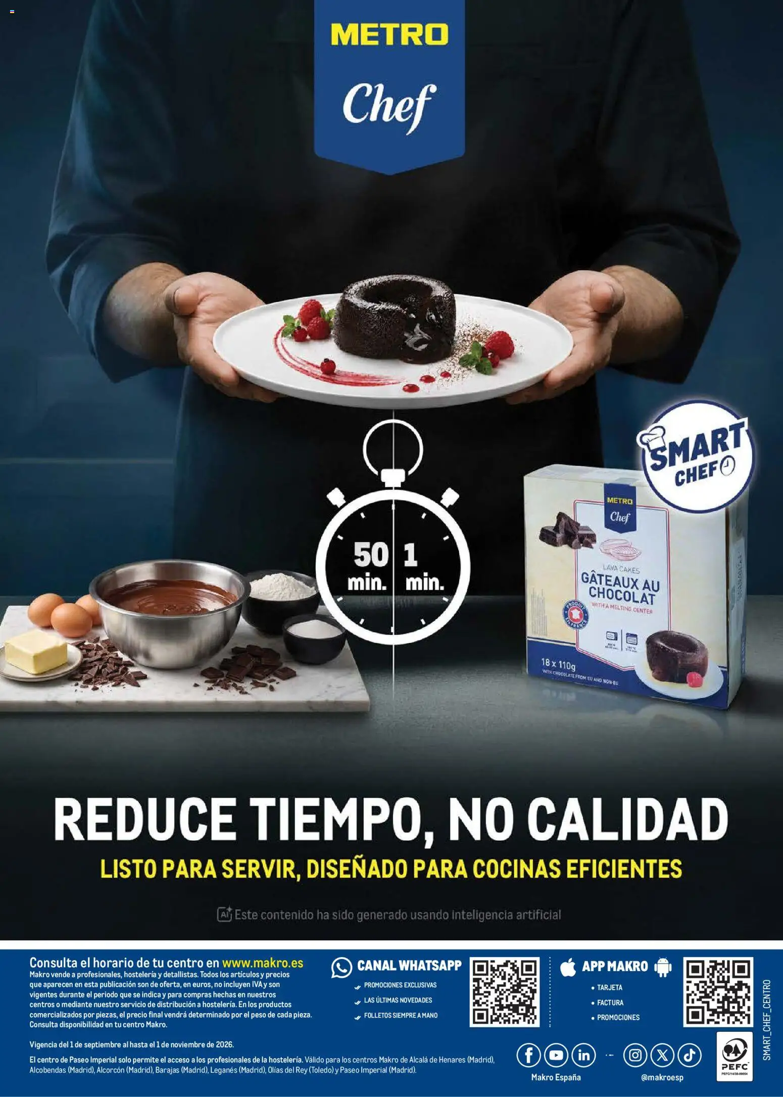 Makro Smart Chef │ válido desde el 01/09/2026 | Página: 23 | Productos: Chocolate, Peso