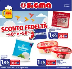 Anteprima del volantino SIGMA volantino Toscana valido a partire dal 02/07/2026