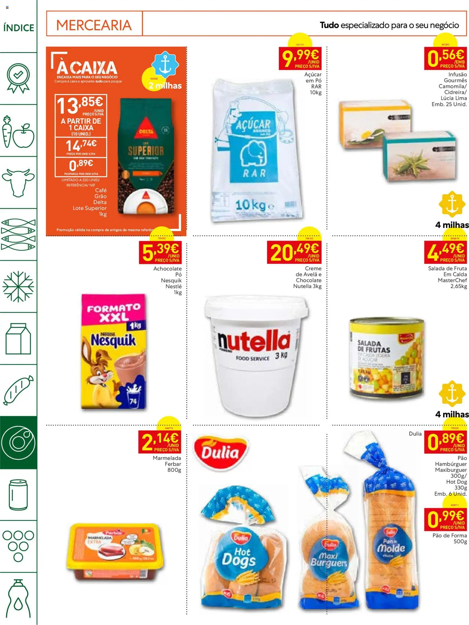 Recheio folheto Horeca │ válido de 13/10/2026 | Página: 16 | Produtos: Frutas, Chocolate, Lima, Salada