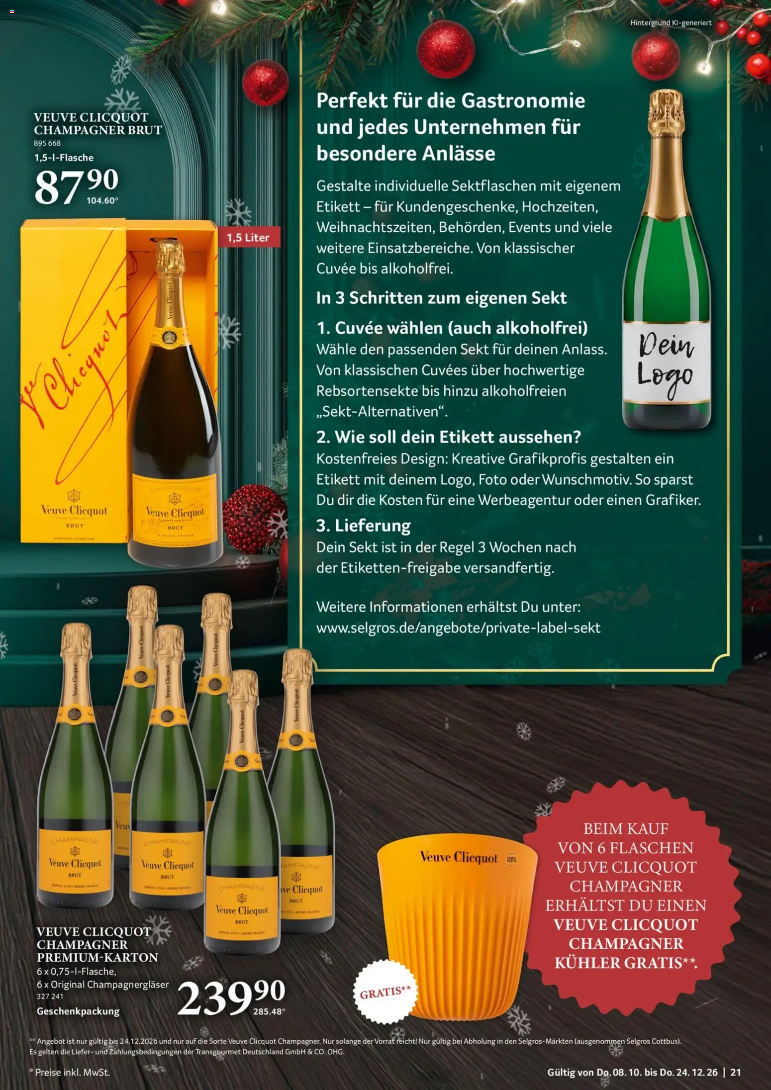 Selgros Feine Geschenke – gültig ab 08.10.2026 | Seite: 21 | Produkte: Sekt