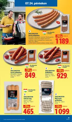 Lidl akciós újság - amely érvényes a következő dátumtól: 2026.07.23. | Oldal: 41