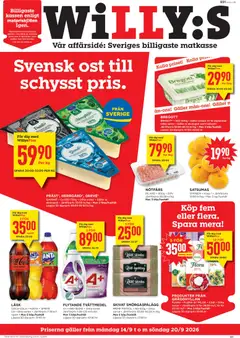 Willys erbjudanden - Förhandsvisning av reklamblad från butik Willys aktuell från 14/09/2026