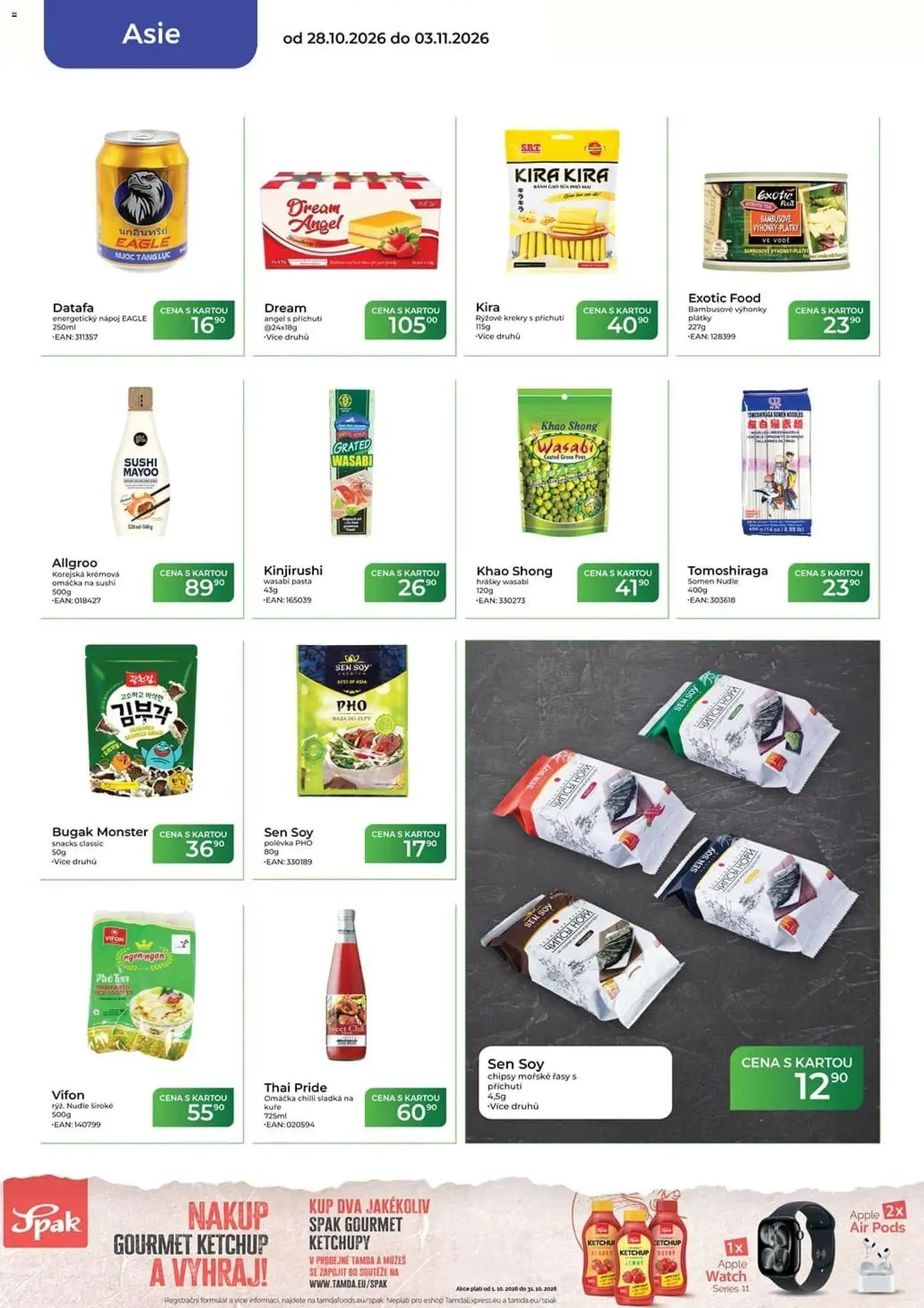 Tamda Foods leták od 28.10.2026 | Strana: 44 | Produkty: Hračky, Sushi, Chipsy, Nudle