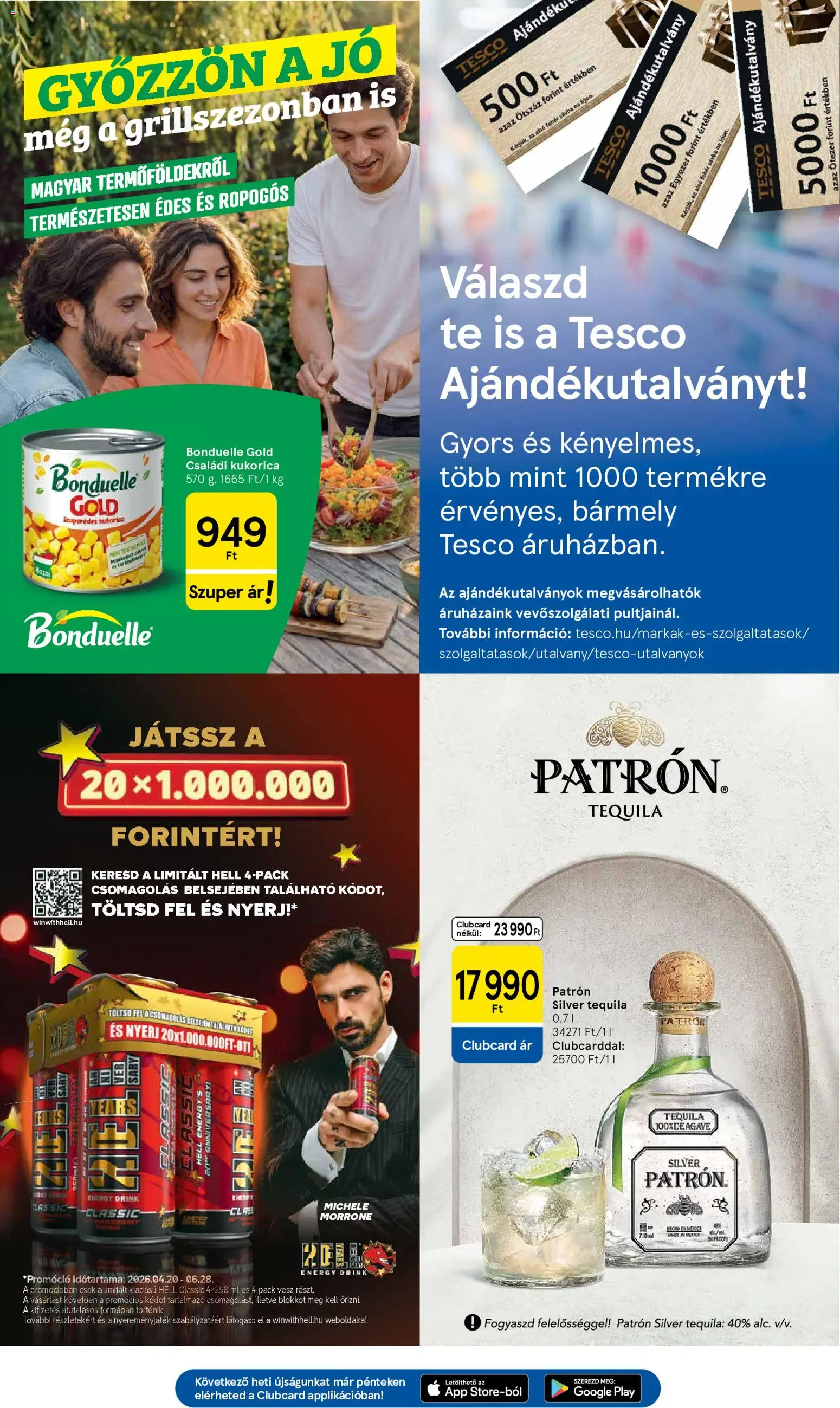 Tesco akciós ujság - amely érvényes a következő dátumtól: 04.06.2026 | Oldal: 23 | Termékek: Tequila