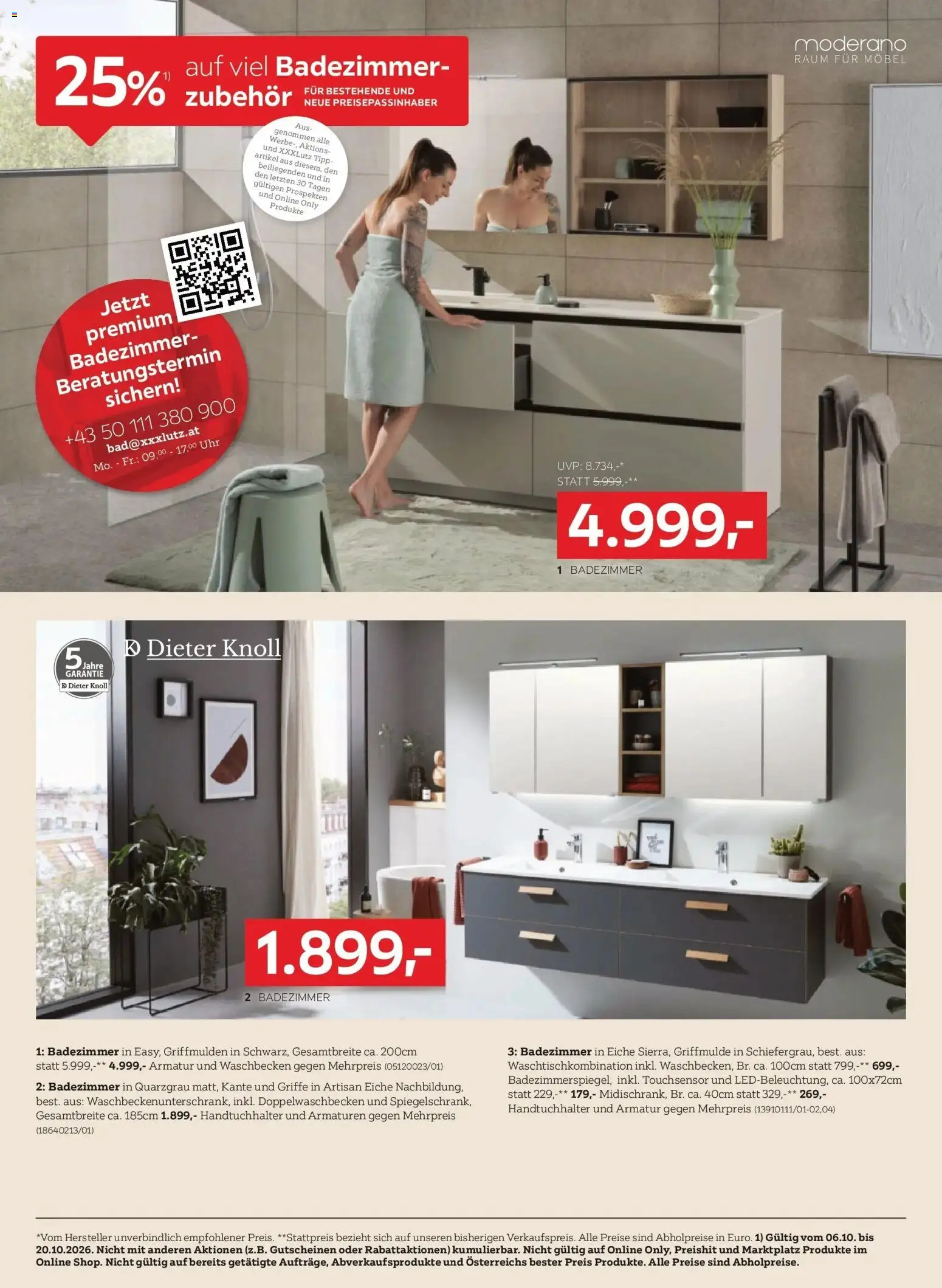 XXXLutz Küchen von 06.10.2026 - Aktuelle Angebote | Seite: 6 | Produkte: Uhr, Waschbecken
