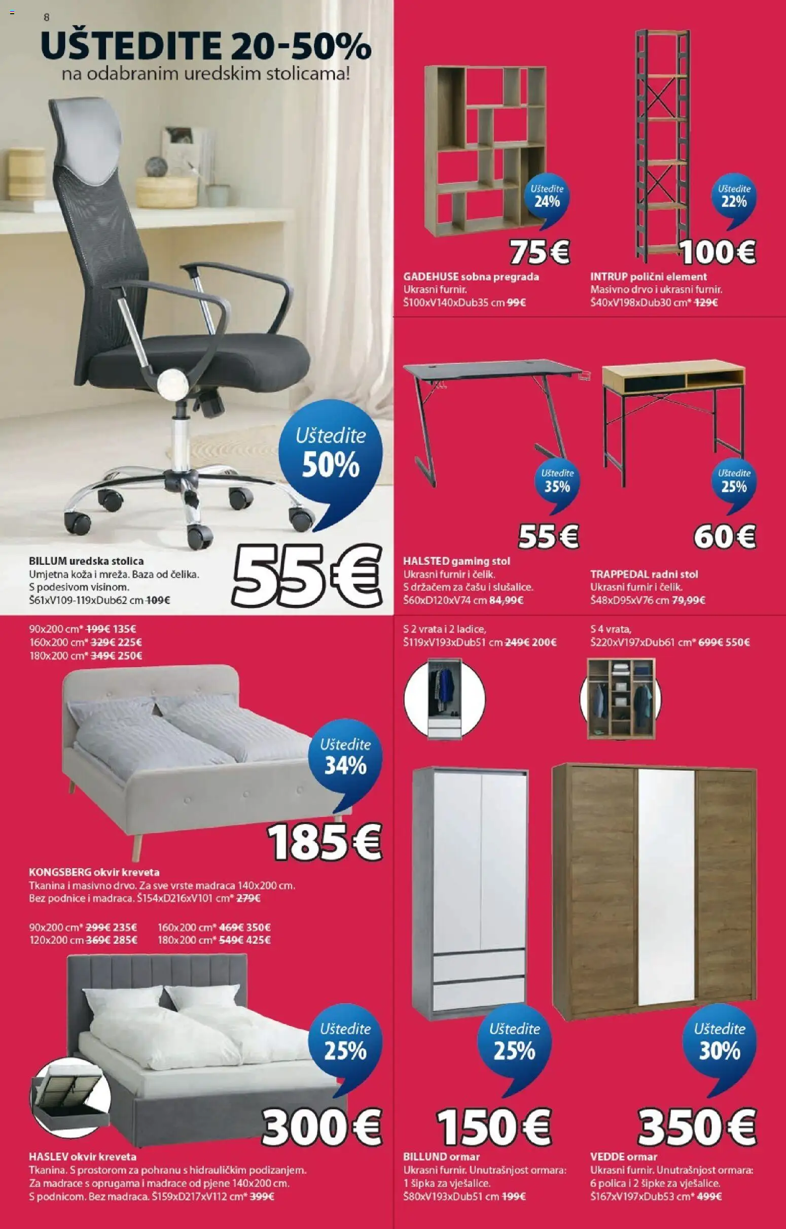 JYSK katalog | vrijedi od 22.06.2026 | Stranica: 8