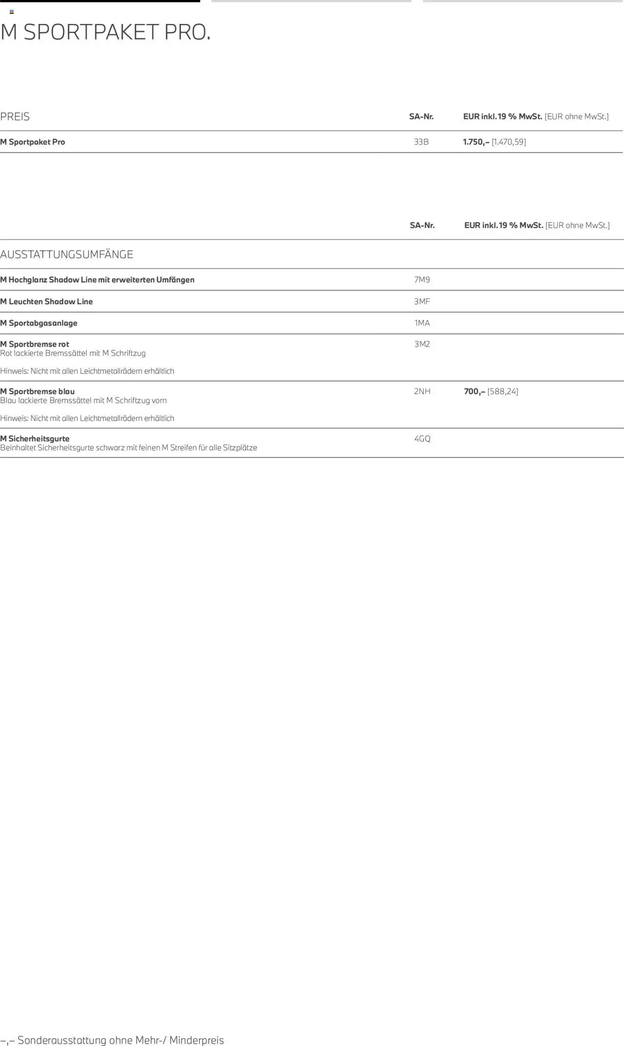 BMW X6 – gültig ab 01.08.2025 | Seite: 9