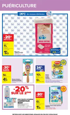 Carrefour - Prévisualisation de Couches de bain jetable Splashers PAMPERS, Couches de bain jetable Splashers PAMPERS T3 (x12), T4 (x11) Ou T5 (x10). Soit les 2 produits : 8,28 € valide à partir de 17/08/2026 | Page: 51