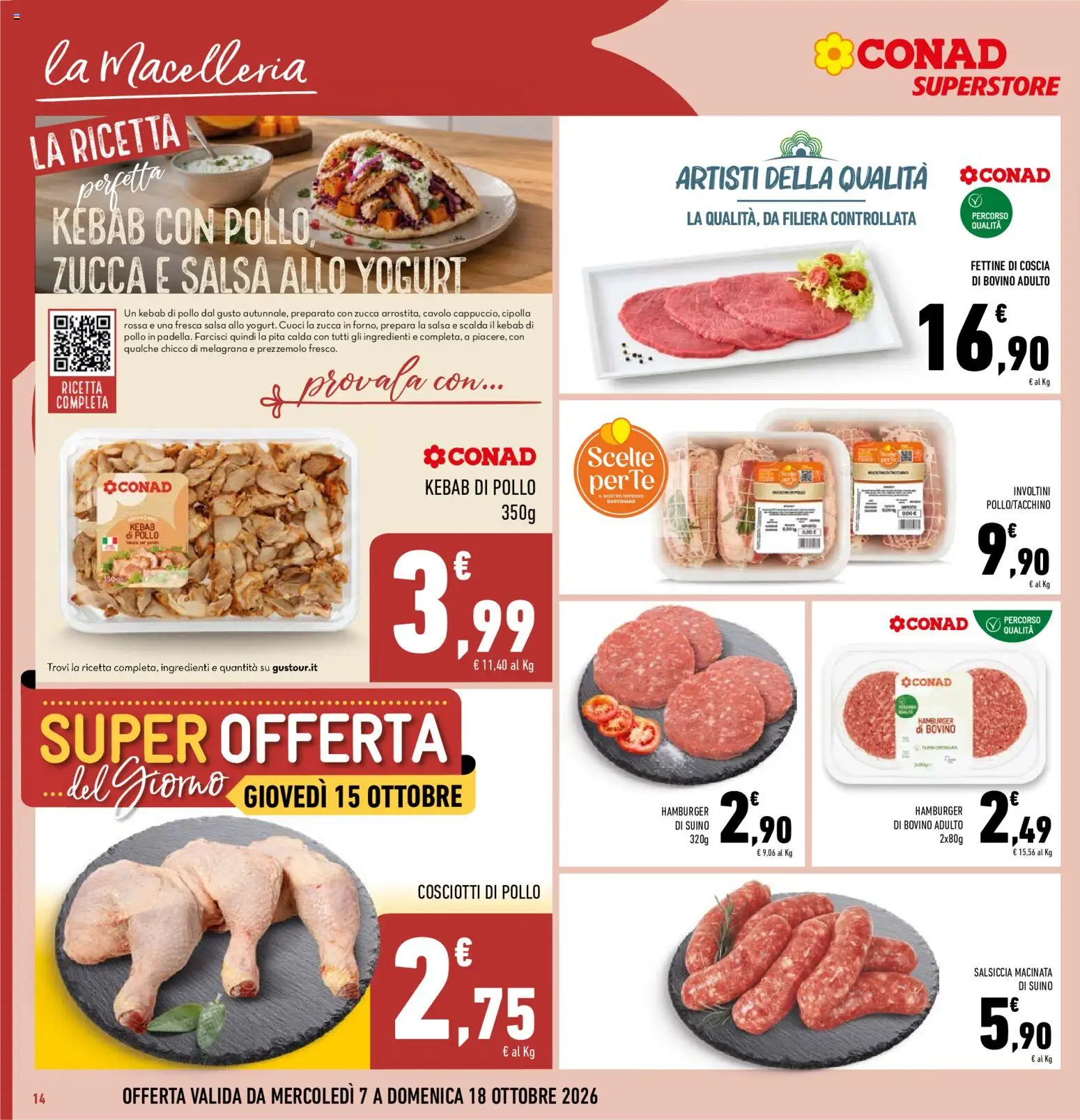 Volantino Conad del 07/10/2026 | Pagina: 14