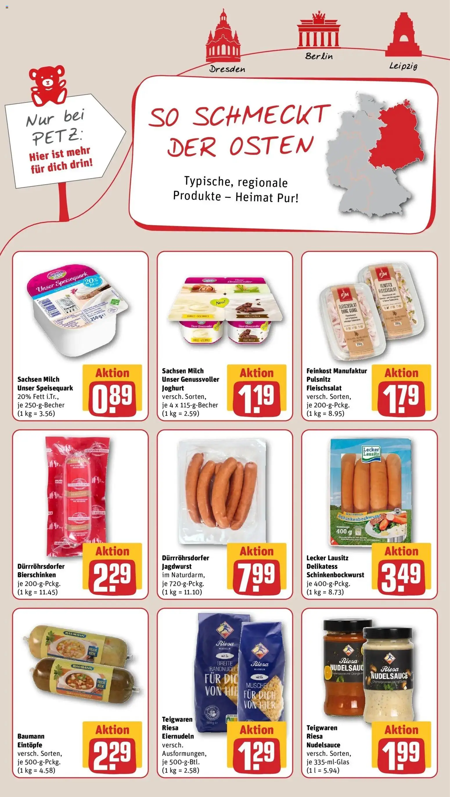 REWE Prospekt ab 19.10.2026 zum Blättern » Angebote | Seite: 12 | Produkte: Milch, Joghurt, Nudeln, Speisequark