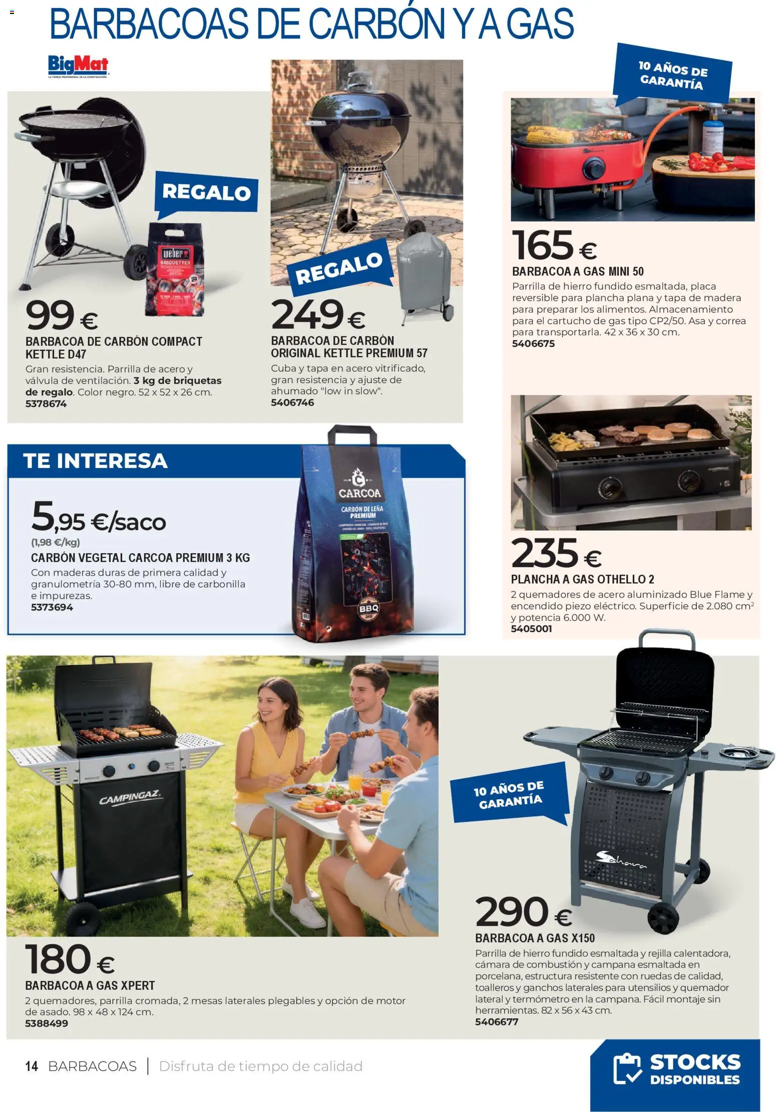 BigMat - Jardin y Piscinas 2026 │ válido desde el 23.03.2026 | Página: 14 | Productos: Té, Barbacoa, Parrilla, Termómetro