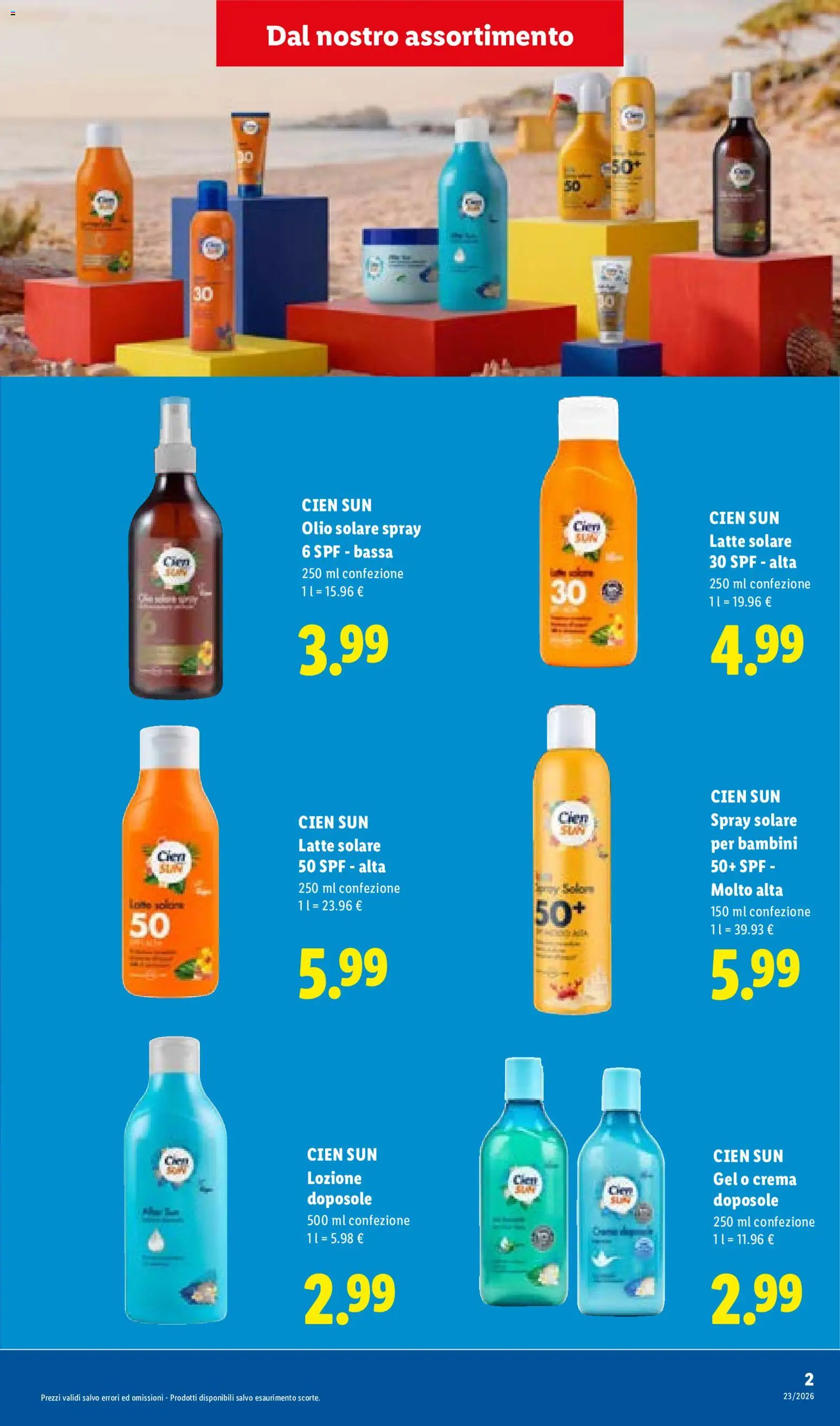 Volantino Lidl del 11.06.2026 | Pagina: 23 | Prodotti: Crema, Latte, Olio