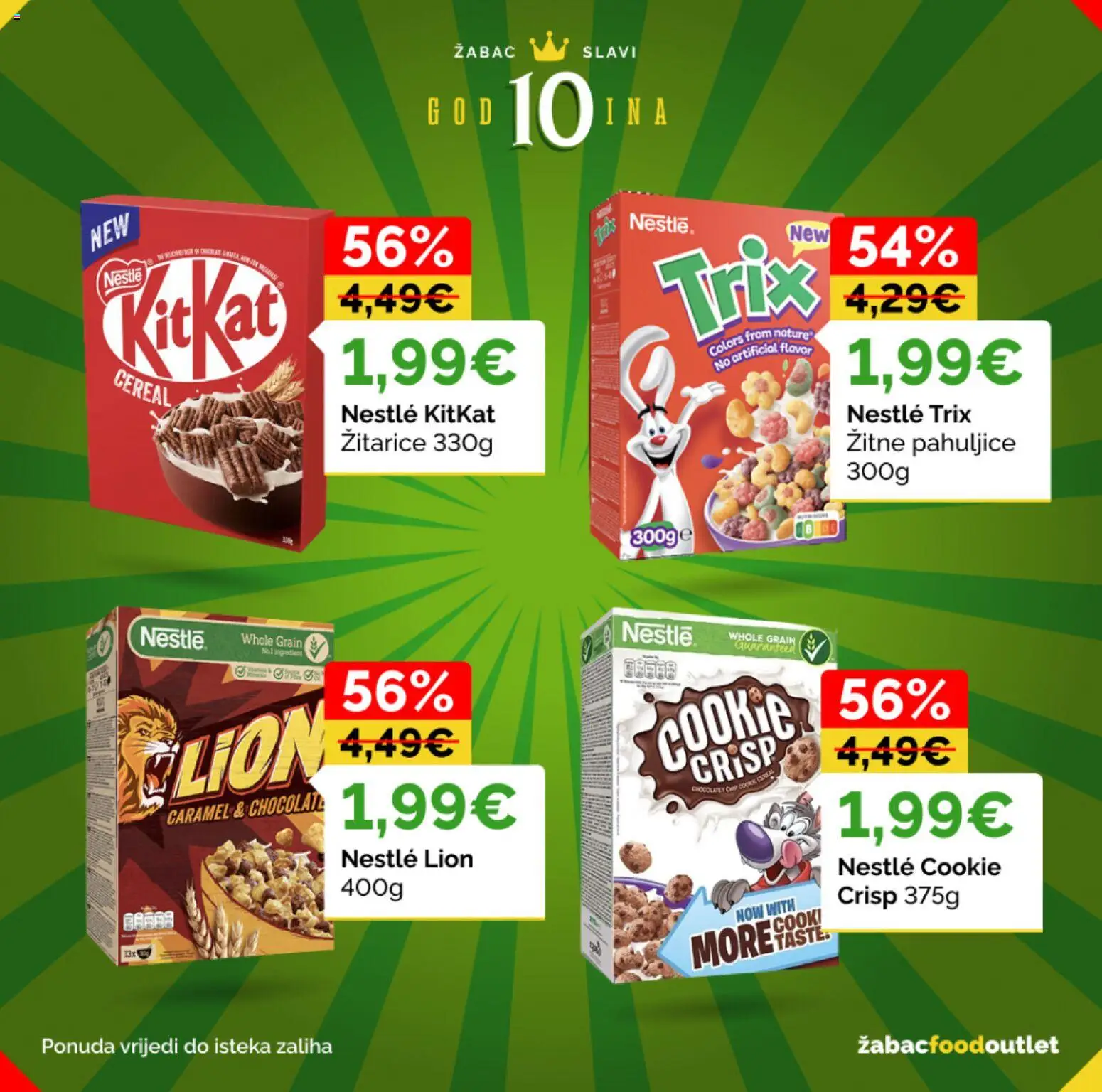 Žabac katalog | vrijedi od 04.05.2026 | Stranica: 13 | Proizvodi: Žitarice, Pahuljice