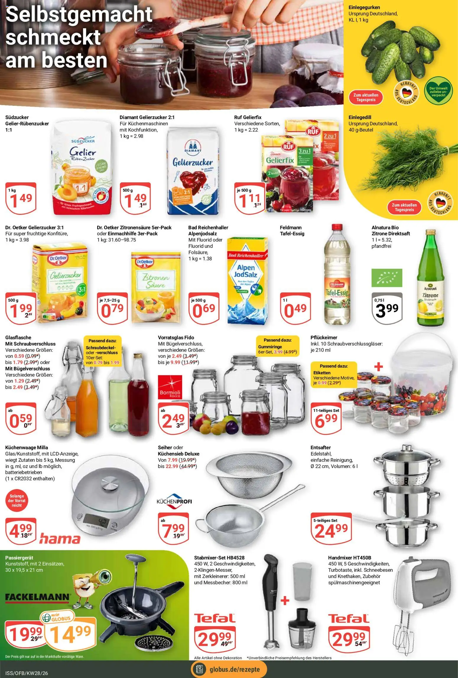 Globus Prospekt – gültig ab 06.07.2026 | Seite: 20 | Produkte: Entsafter, Zucker, Zitrone, Zitronen