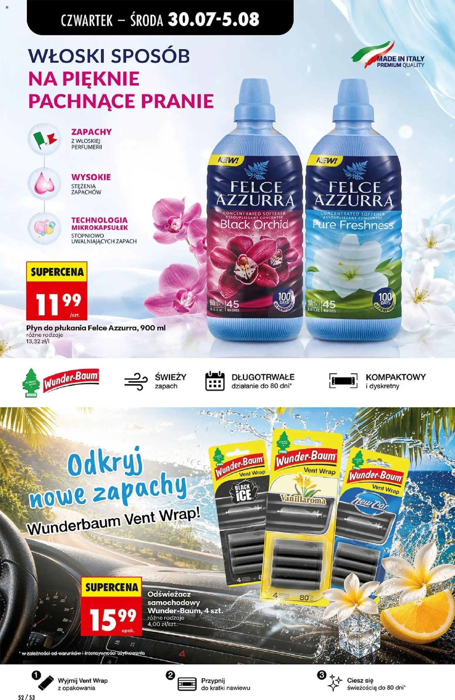 Biedronka Polsko leták - Codziennie niskie ceny od 30.07.2026 | Strana: 76 | Produkty: Felce Azzurra