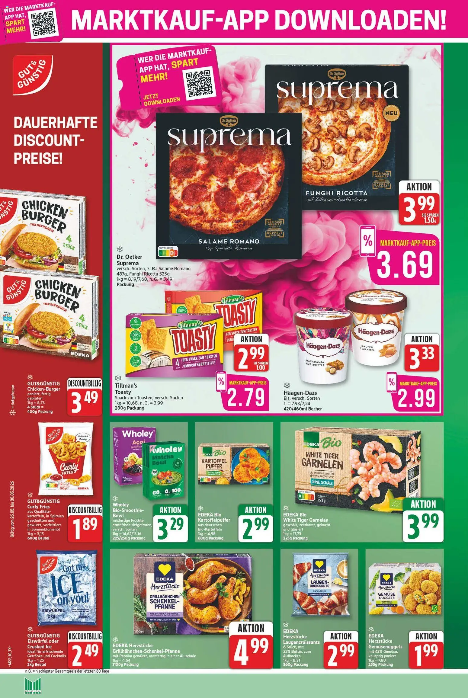 Marktkauf Prospekt – gültig ab 26.05.2026 | Seite: 10 | Produkte: Burger, Garnelen, Paprika, Tiger garnelen