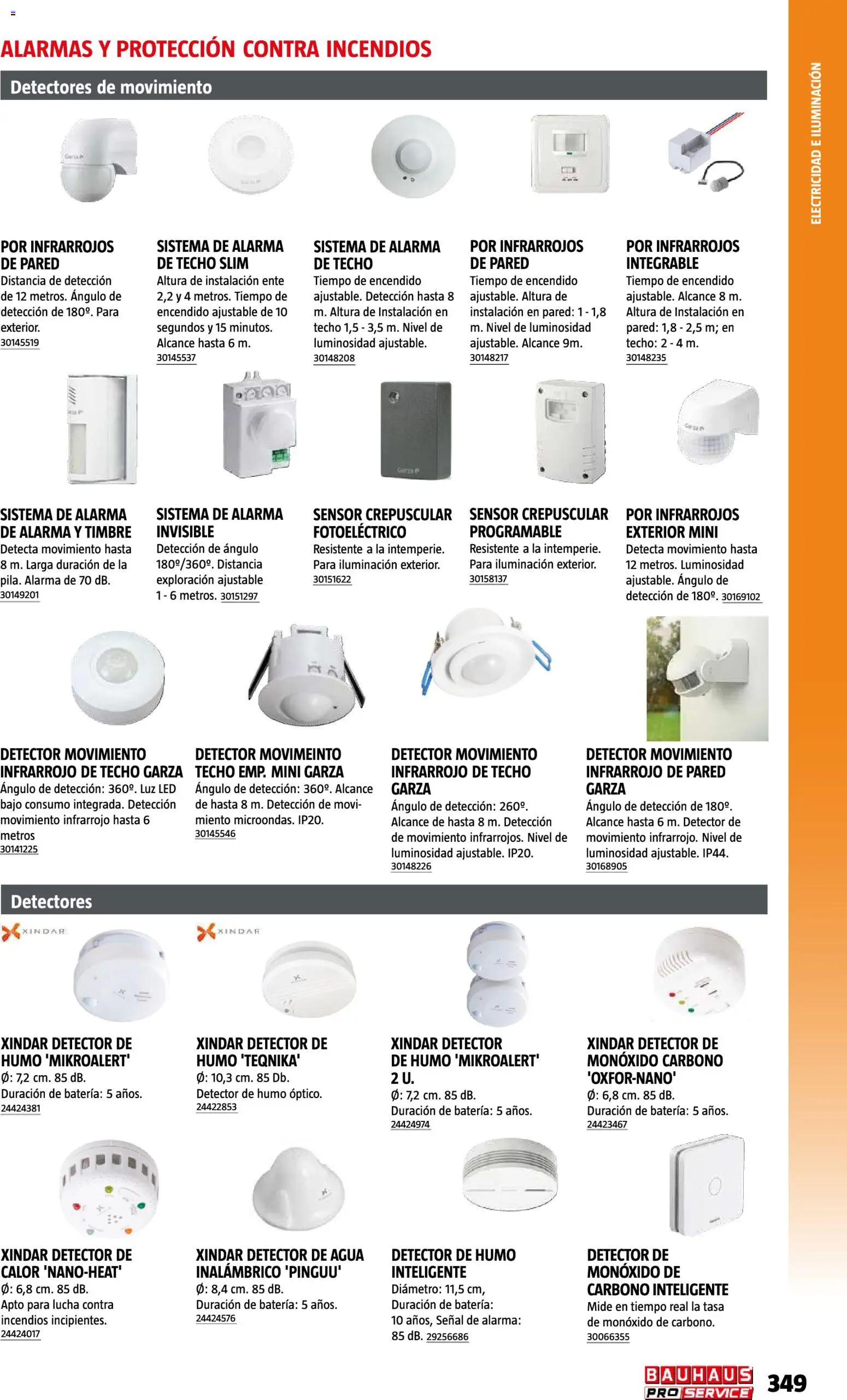 Bauhaus ProService │ válido desde el 11/05/2026 | Página: 349 | Productos: Luz LED, Iluminación, Agua, Batería