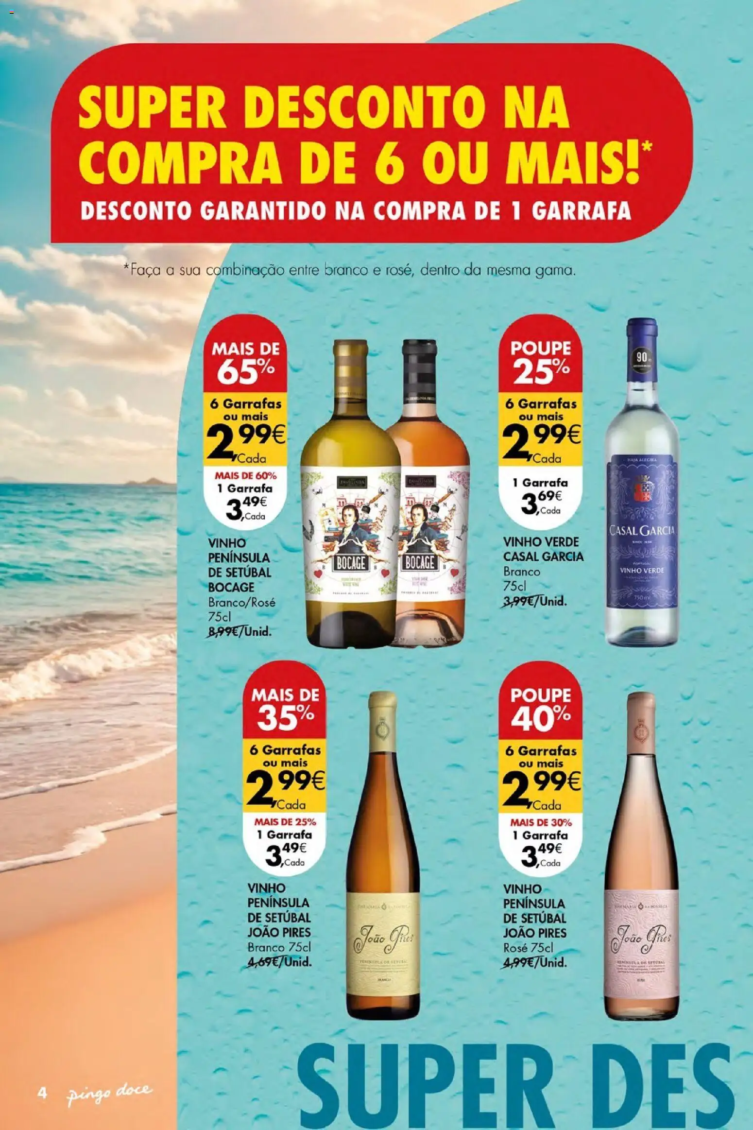 Pingo Doce Folheto Vinhos Frescos Açores │ válido de 02/07/2026 | Página: 4 | Produtos: Vinho