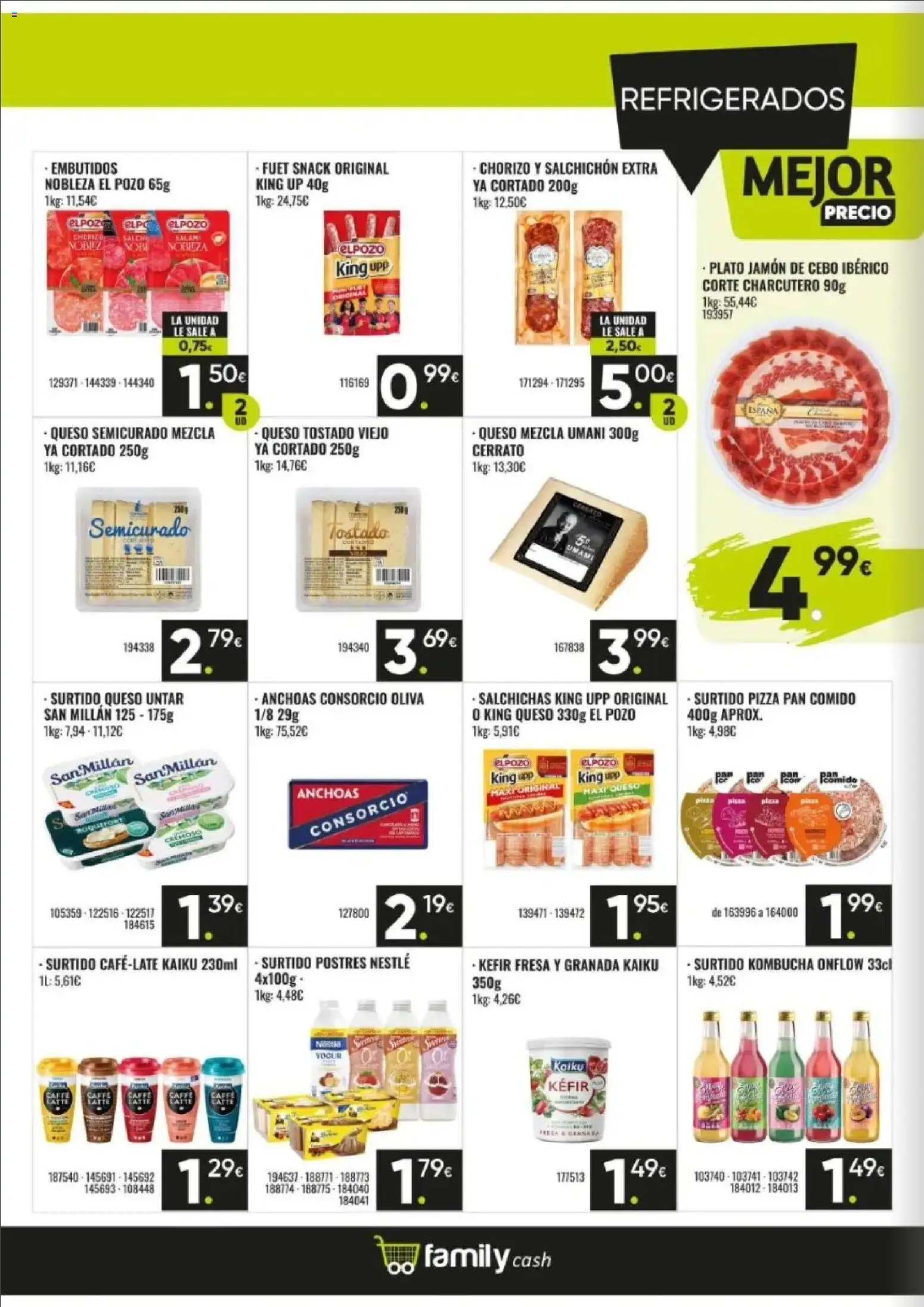 Family Cash folleto │ válido desde el 08.06.2026 | Página: 4 | Productos: Queso, Pan, Jamón, Pizza