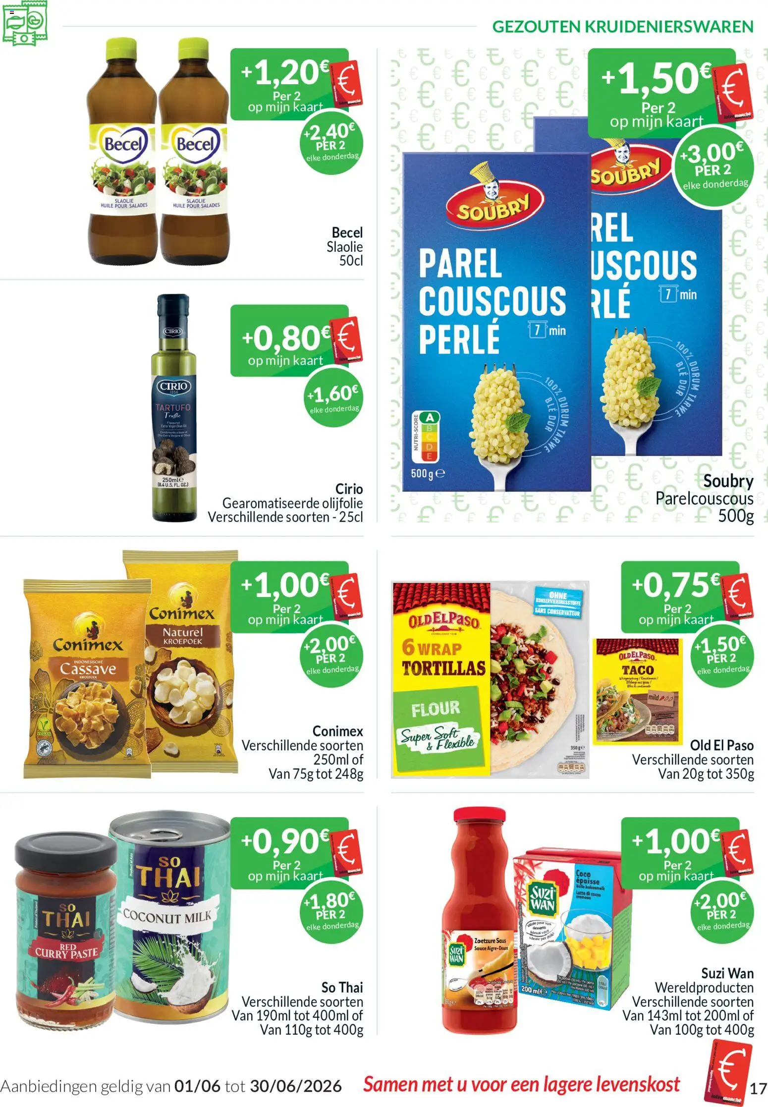 {H1} | Pagina: 17 | Producten: Taco, Tarwe, Saus, Kaart