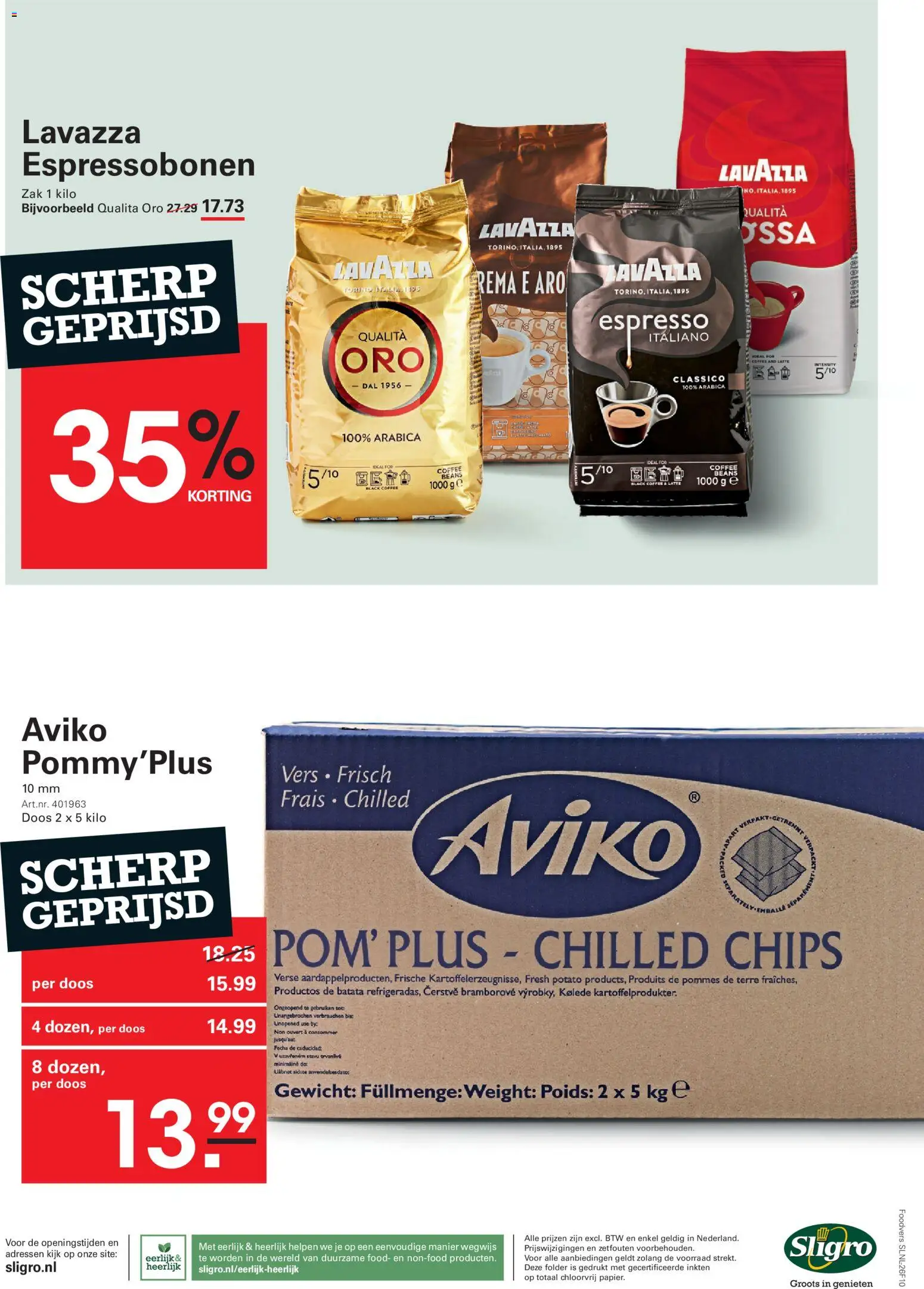 {H1} | Pagina: 26 | Producten: Chips, Lavazza, Zak, Gewicht