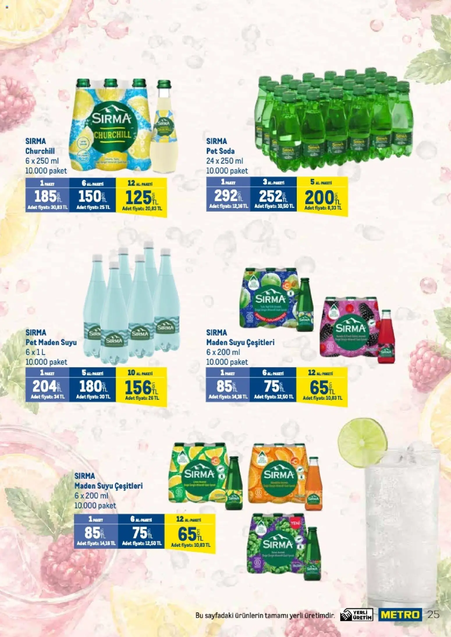 Metro - Q4 Tedarikçi Flyer - 23 Eylül 2026 tarihinden itibaren geçerlidir | Sayfa: 25 | Ürünler: Soda, Maden suyu