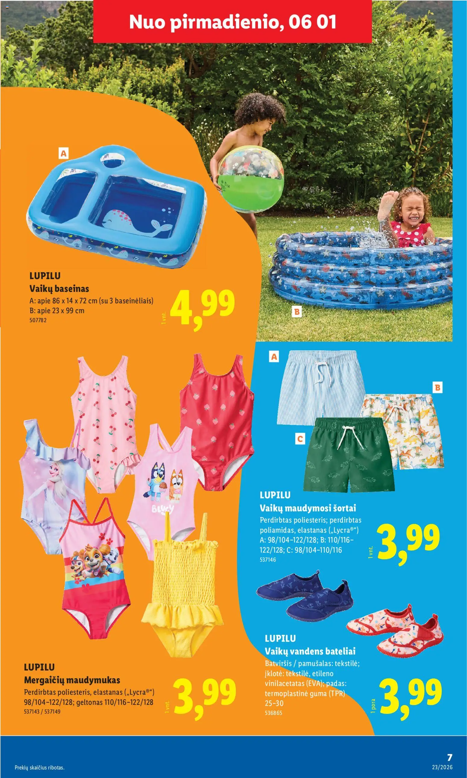 LIDL akcijos nuo 01.06.2026 | Puslapis: 7 | Prekių: Šortai