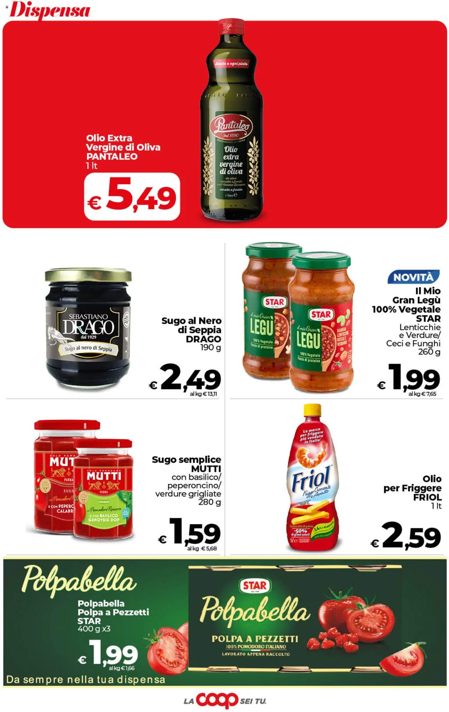 Volantino COOP del 19.05.2026 | Pagina: 26 | Prodotti: Ceci, Verdure, Pomodoro, Mutti