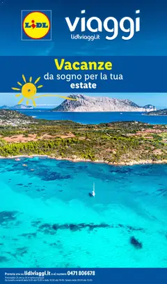 Anteprima del volantino Lidl volantino Viaggi Vacanze valido a partire dal 11.03.2026
