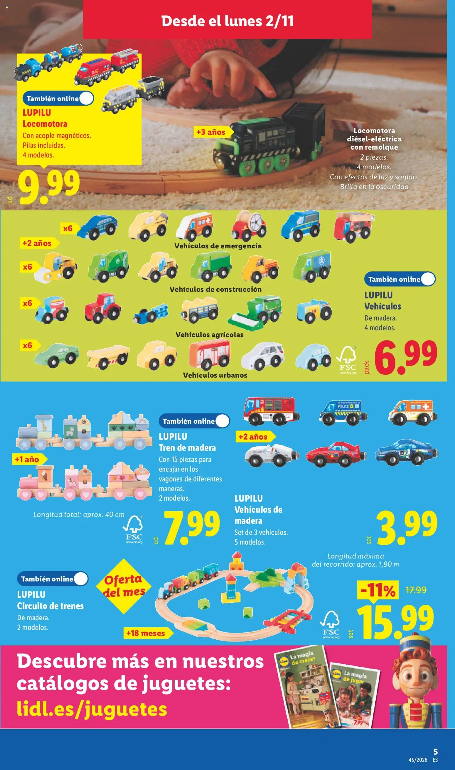 Lidl folleto de bazar │ válido desde el 02/11/2026 | Página: 7 | Productos: Juguetes, Remolque