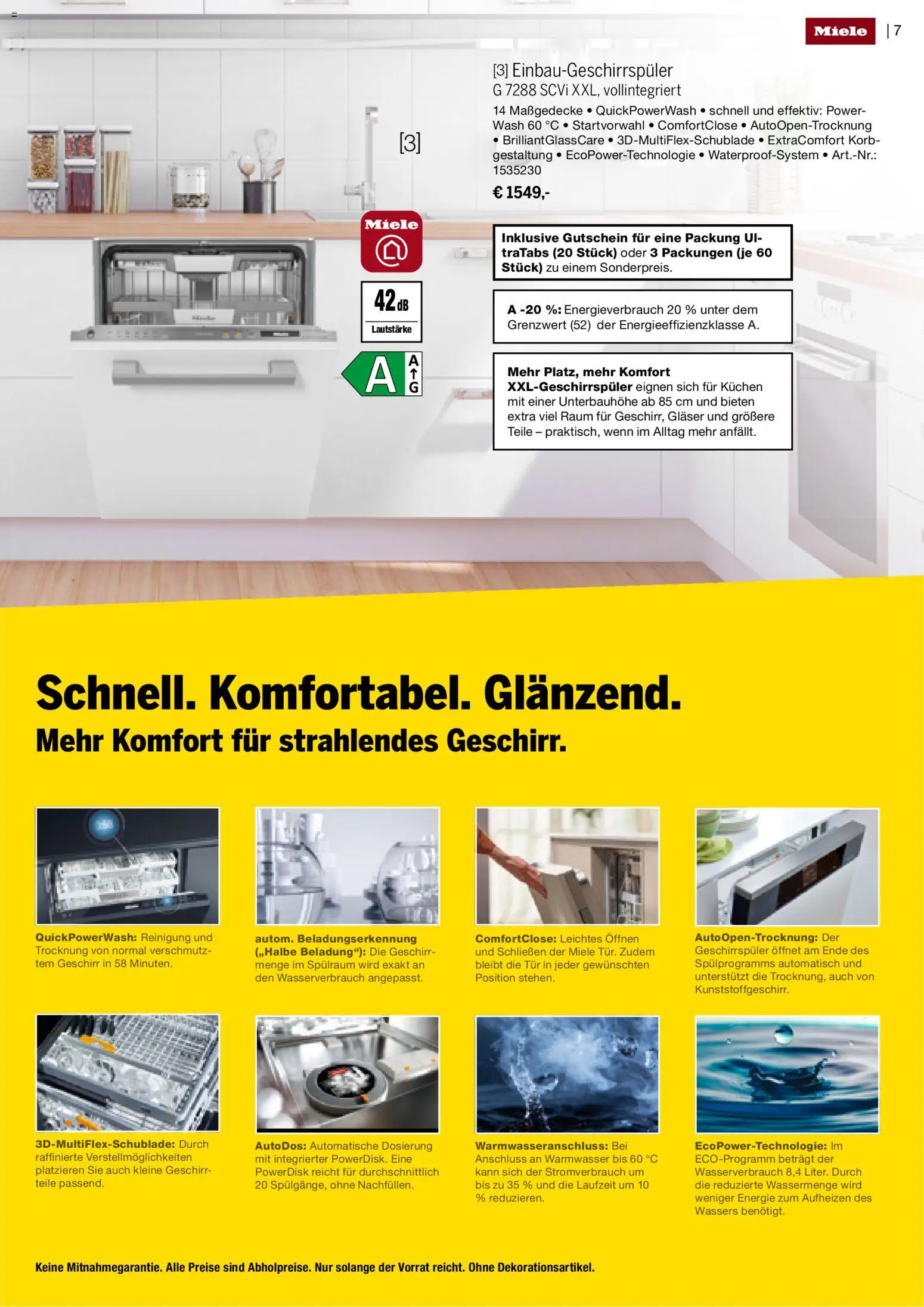 Medimax Prospekt Miele – gültig ab 22.10.2026 | Seite: 7 | Produkte: Miele, Geschirrspüler, Tür, Kuchen