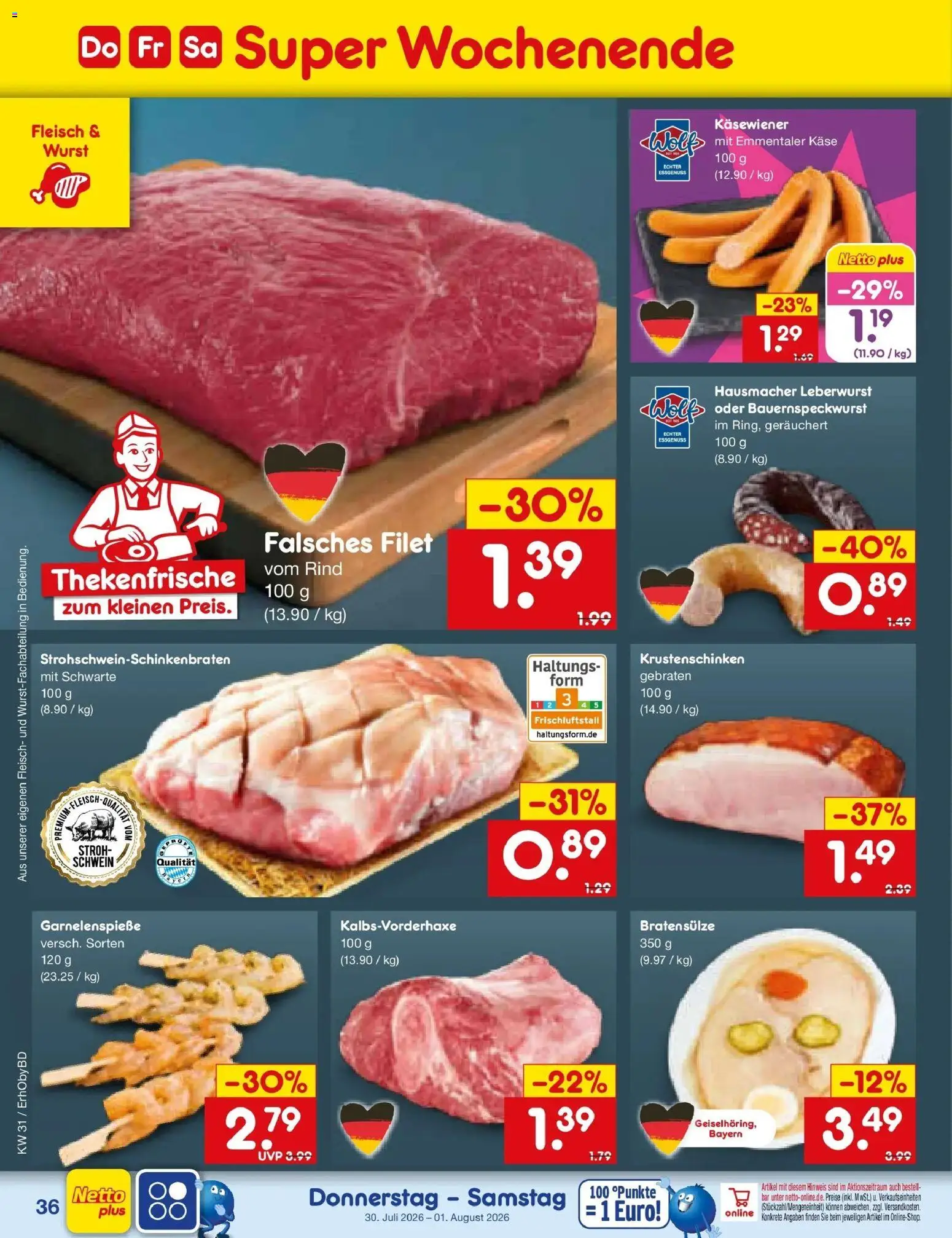 Netto Marken-Discount Prospekt Velden – gültig ab 27.07.2026 | Seite: 53 | Produkte: Käse, Wurst, Fleisch