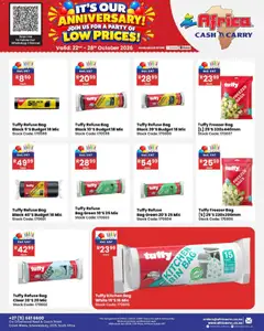 Africa Cash & Carry specials catalogue – valid from 22/10/2026 | Page: 49 | Products: Bag, Refuse bags, Stock, Freezer bags