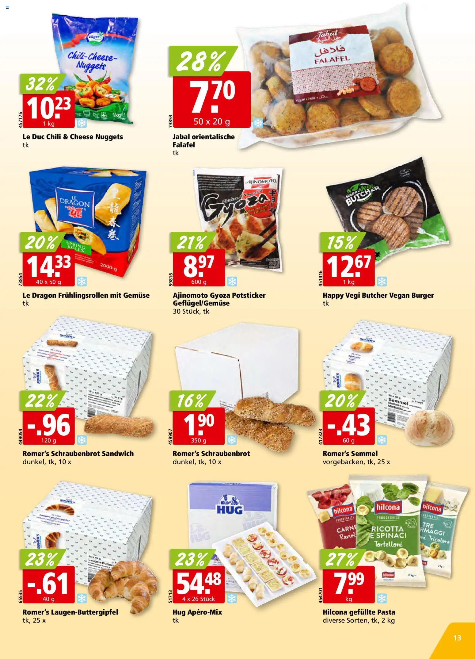 Aligro aktionen – gültig ab 19.10.2026 | Seite: 13 | Produkte: Burger, Chili, Pasta, Ricotta