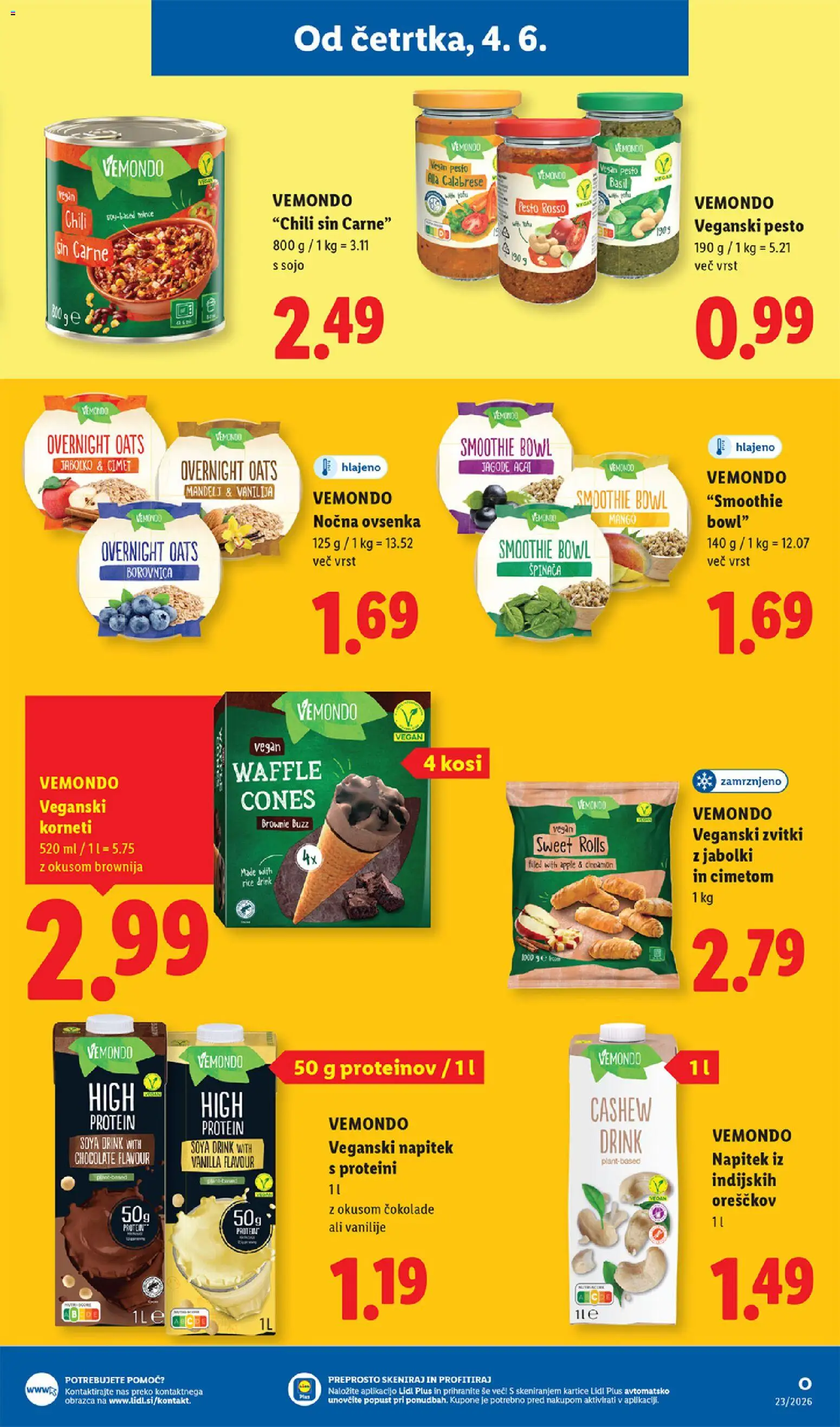 Novi Lidl katalog ponudbe – veljaven od 04.06.2026 | Stran: 23 | Izdelki: Pesto, Jagode, Mango