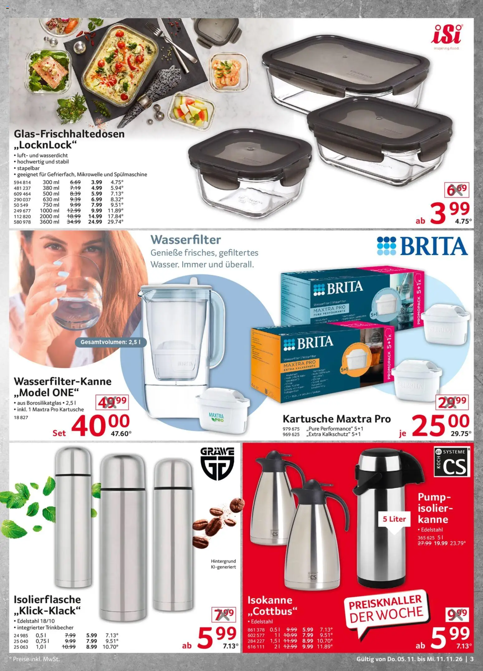 Selgros Non Food – gültig ab 05.11.2026 | Seite: 3 | Produkte: Mikrowelle