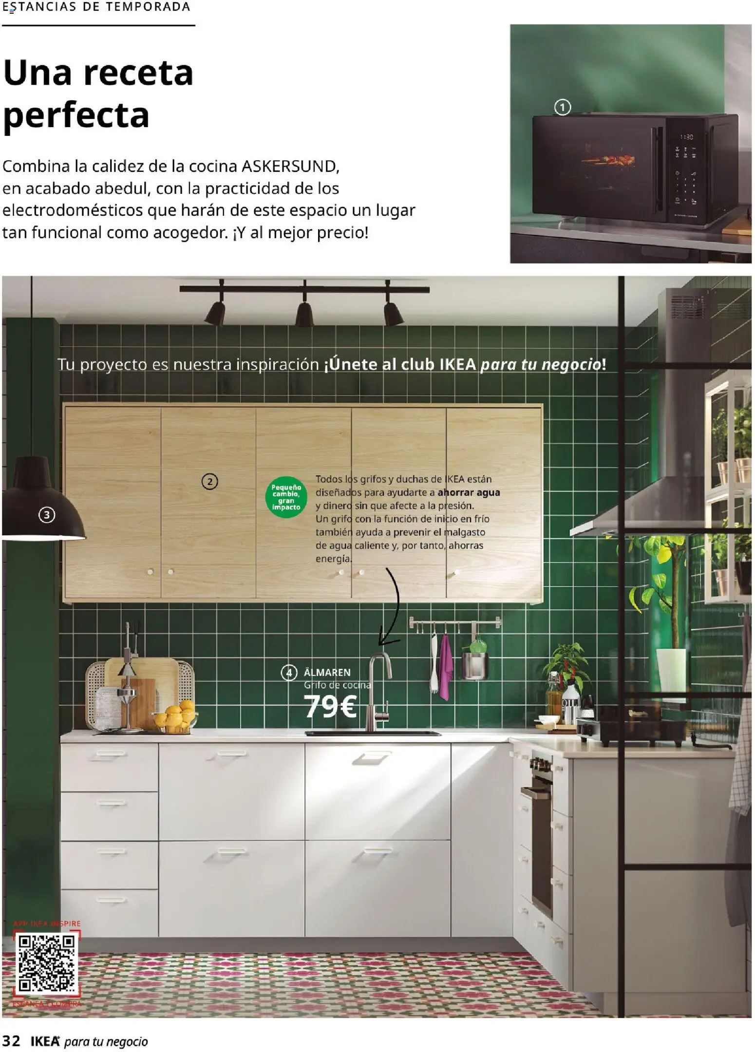 Catálogo IKEA para tu negocio │ válido desde el 01.02.2026 | Página: 32 | Productos: Cocina