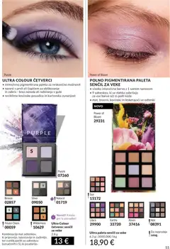 Avon katalog akcije – veljaven od 01.06.2026 | Stran: 55 | Izdelki: Paleta senčil, Barva