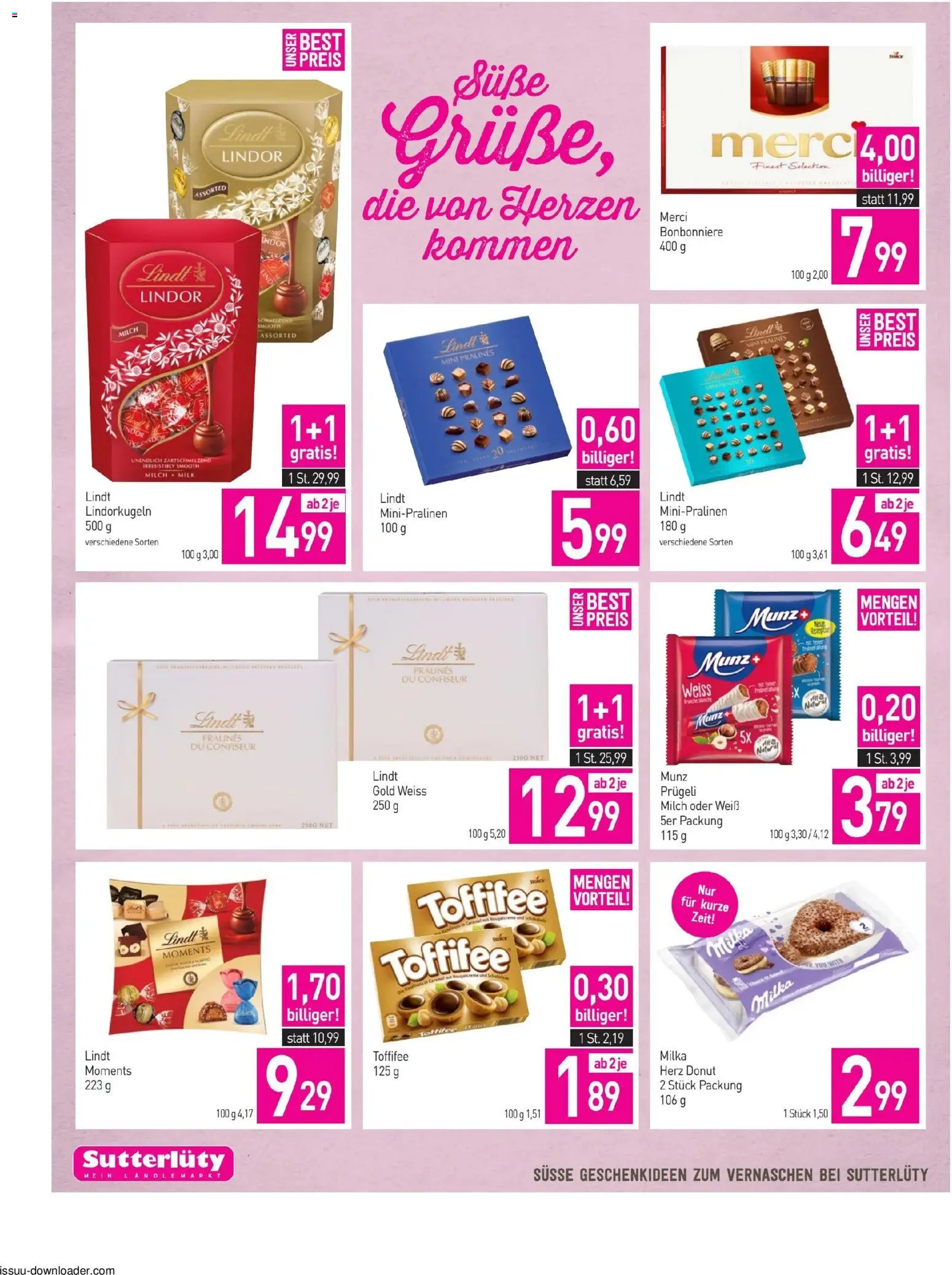 Sutterlüty Flugblatt gültig ab 07.05.2026 | Seite: 10 | Produkte: Milch