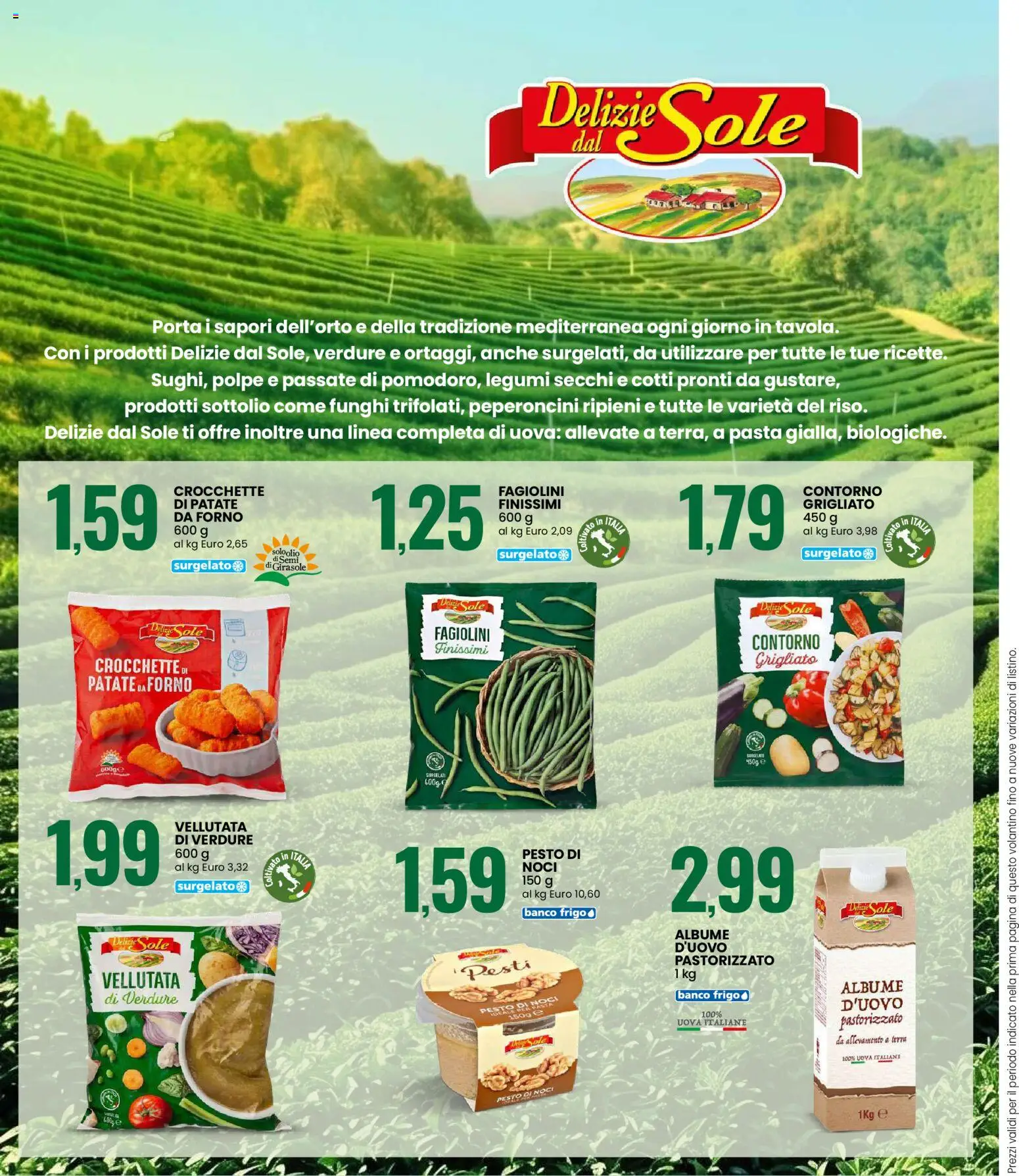 Volantino Eurospin del 16/07/2026 | Pagina: 10 | Prodotti: Legumi, Pasta, Crocchette, Pesto