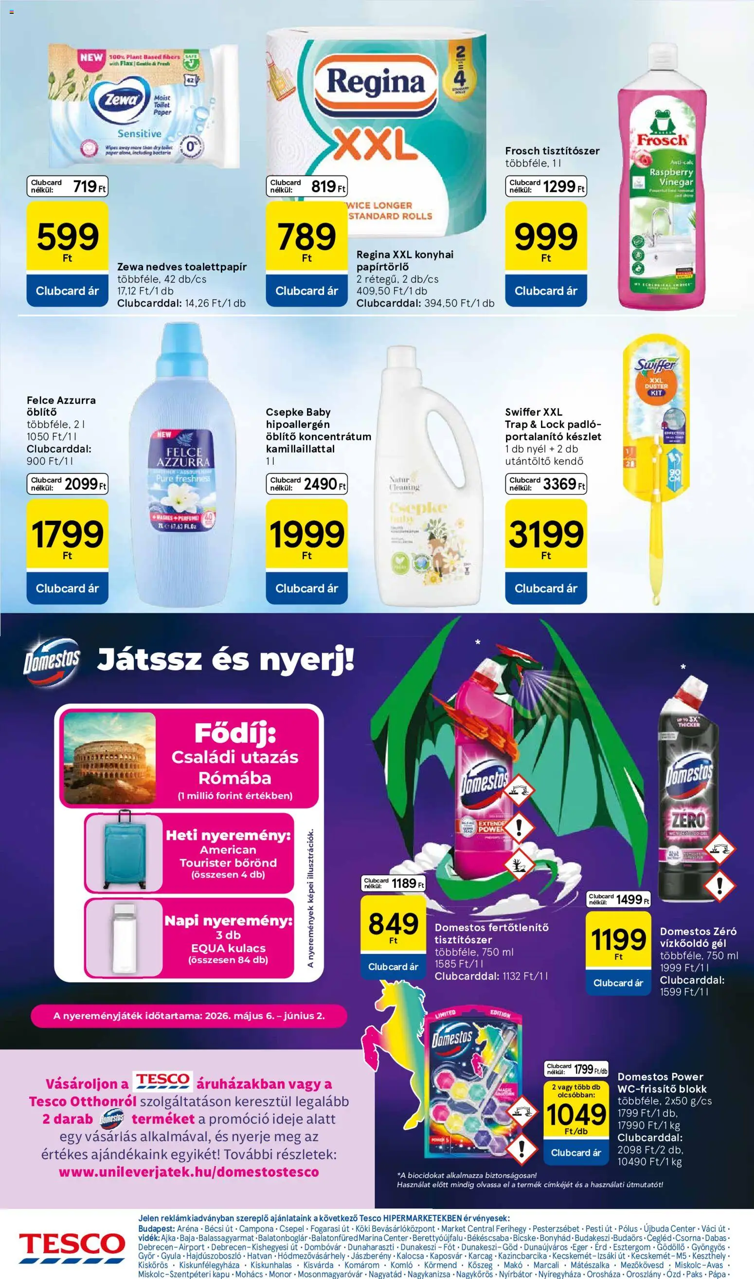 Tesco aktuális akciós újság - 2026.05.07.-tól/től⏳ | Magyarország