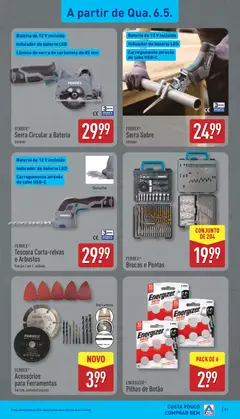 Pré-visualização Aldi folheto válido de 04.05.2026 | Página: 17 | Produtos: Cabo, Ferramentas, Pilhas, Bateria