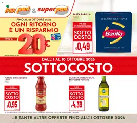 Anteprima del volantino Pan volantino valido a partire dal 01/10/2026