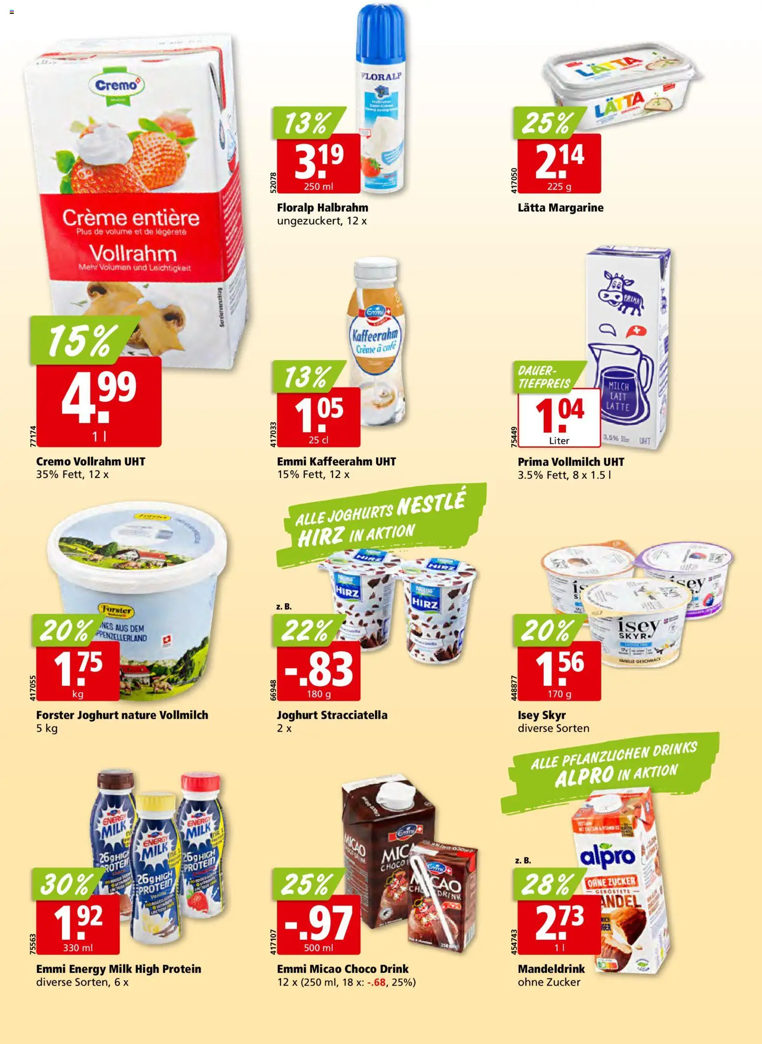 Aligro aktionen – gültig ab 10.08.2026 | Seite: 14 | Produkte: Milch, Joghurt, Zucker, Creme