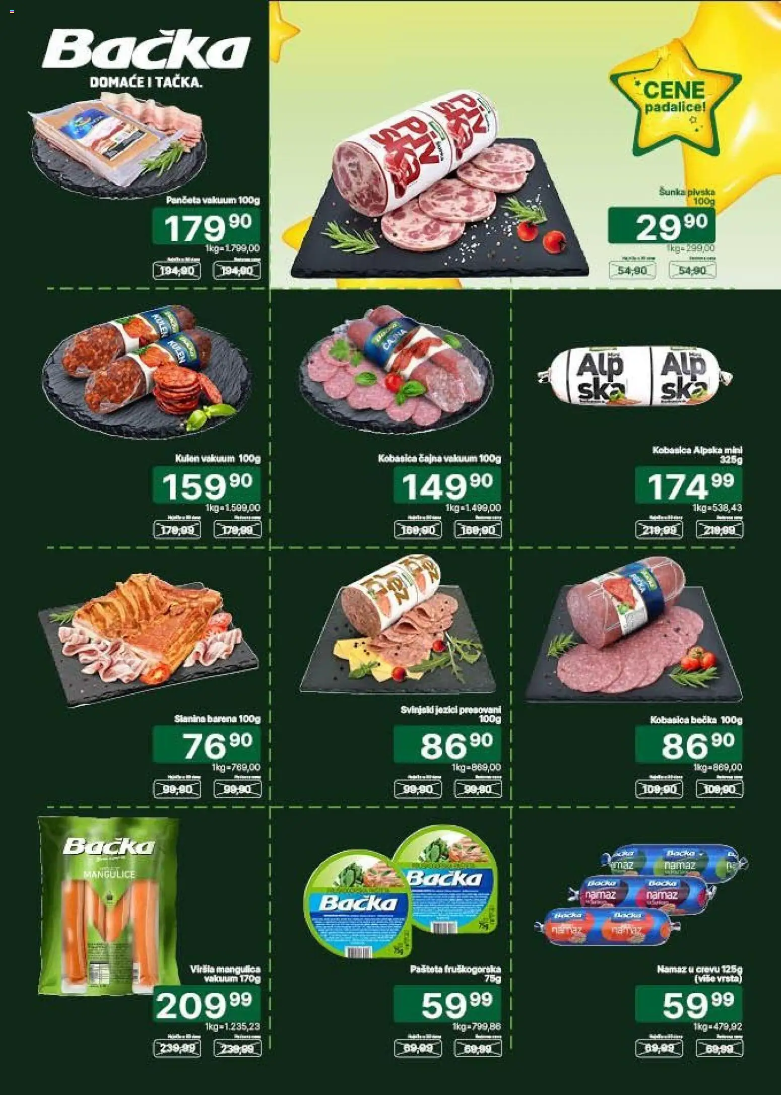 Univerexport katalog - važi od 01.09.2026 | Strana: 4 | Proizvode: Kulen, Šunka, Slanina, Kobasica